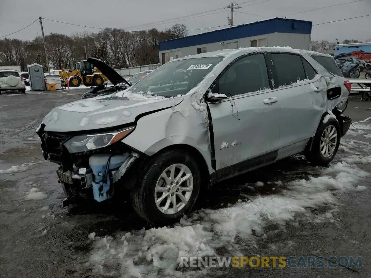 1 Photograph of a damaged car 2GNAXUEV5K6257300 CHEVROLET EQUINOX 2019