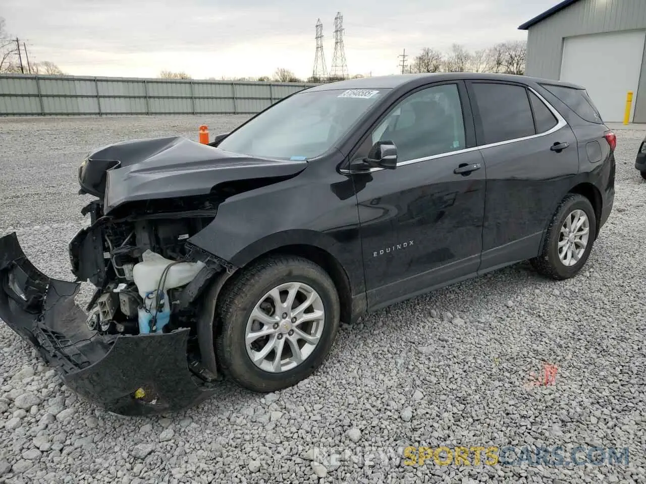 1 Photograph of a damaged car 2GNAXUEV5K6283928 CHEVROLET EQUINOX 2019