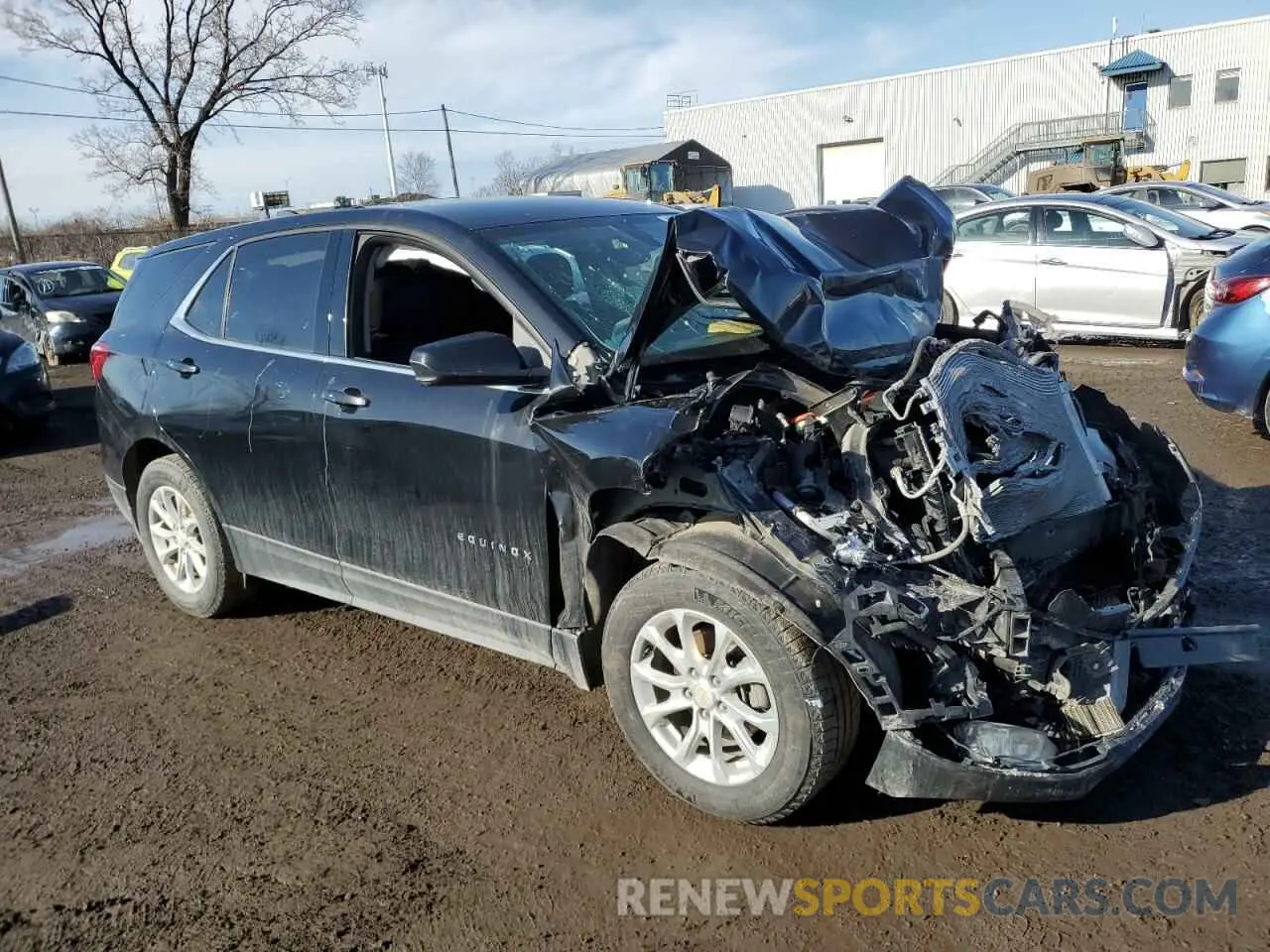 4 Photograph of a damaged car 2GNAXUEV7K6223679 CHEVROLET EQUINOX 2019