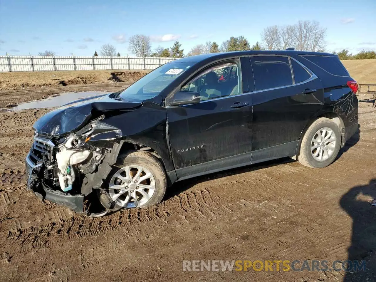 1 Photograph of a damaged car 2GNAXUEV8K6243777 CHEVROLET EQUINOX 2019