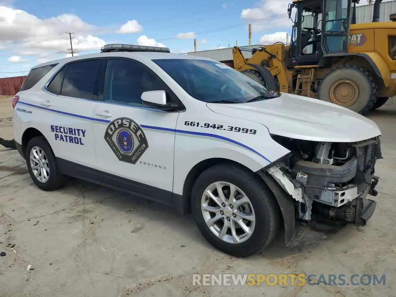 4 Photograph of a damaged car 2GNAXUEV8K6303427 CHEVROLET EQUINOX 2019
