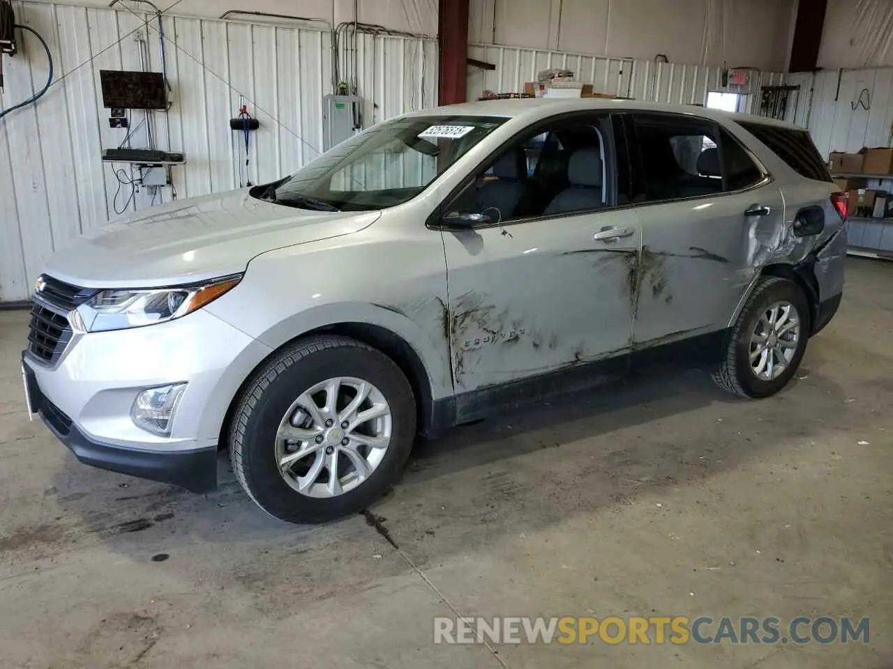 1 Photograph of a damaged car 2GNAXUEV9K6114964 CHEVROLET EQUINOX 2019