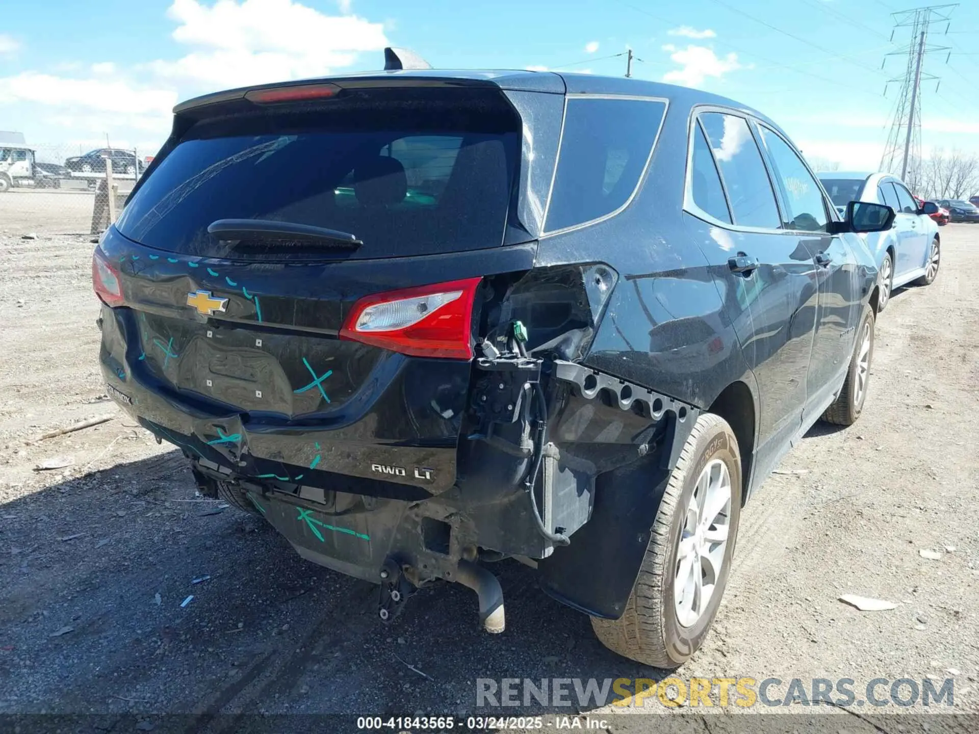 4 Photograph of a damaged car 2GNAXUEV9K6202350 CHEVROLET EQUINOX 2019