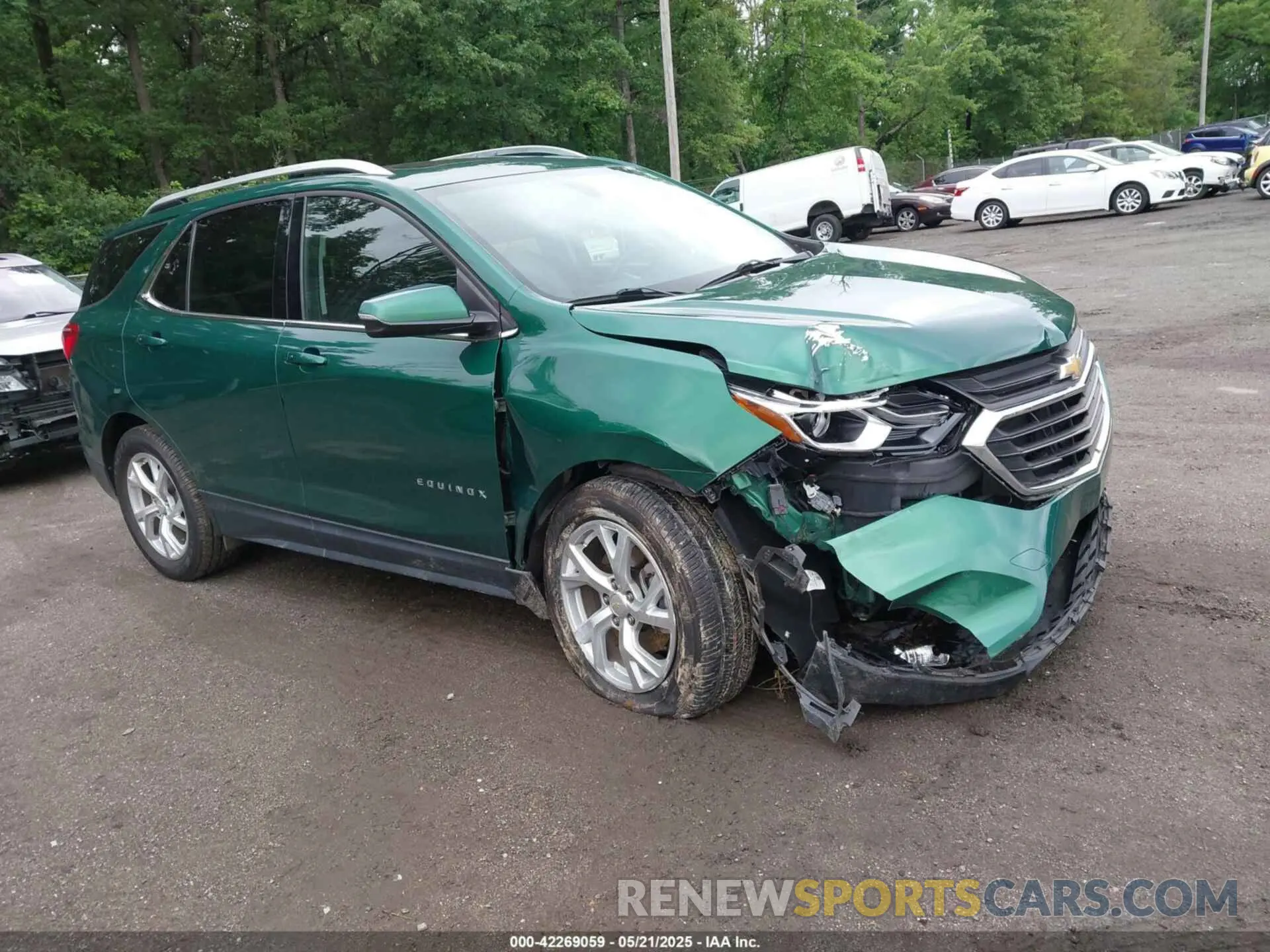 1 Фотография поврежденного автомобиля 2GNAXVEX0K6104072 CHEVROLET EQUINOX 2019