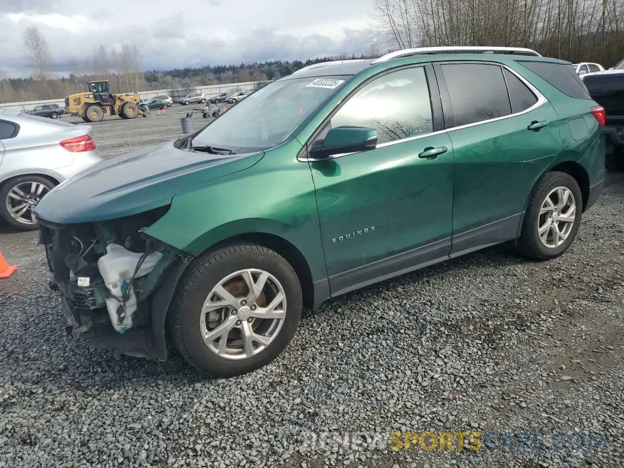 1 Photograph of a damaged car 2GNAXVEX2K6173376 CHEVROLET EQUINOX 2019
