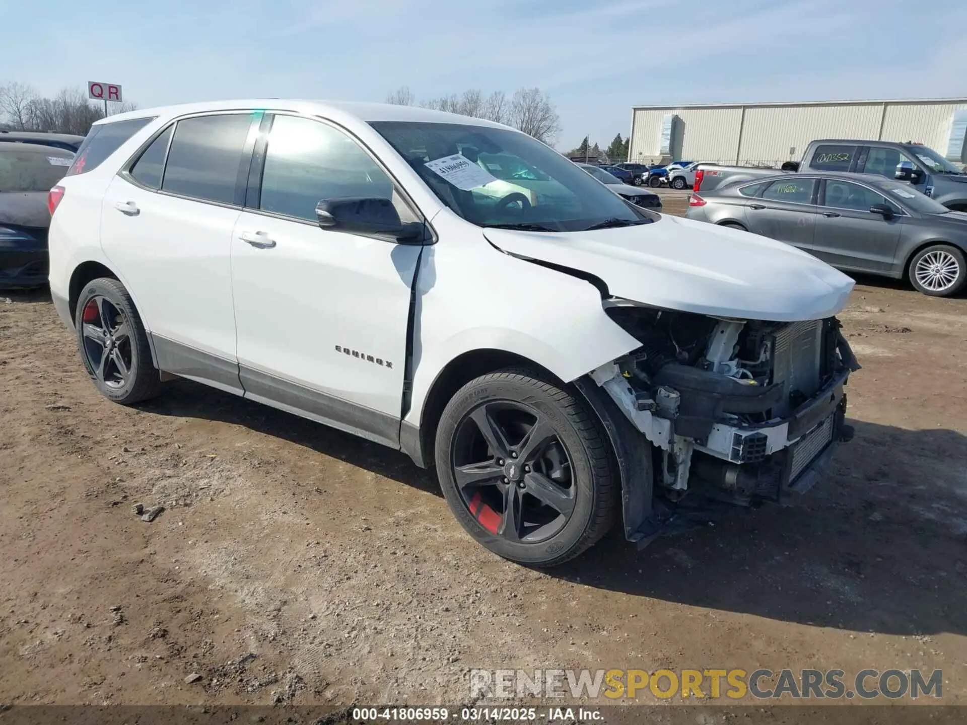 1 Photograph of a damaged car 2GNAXVEXXK6221349 CHEVROLET EQUINOX 2019