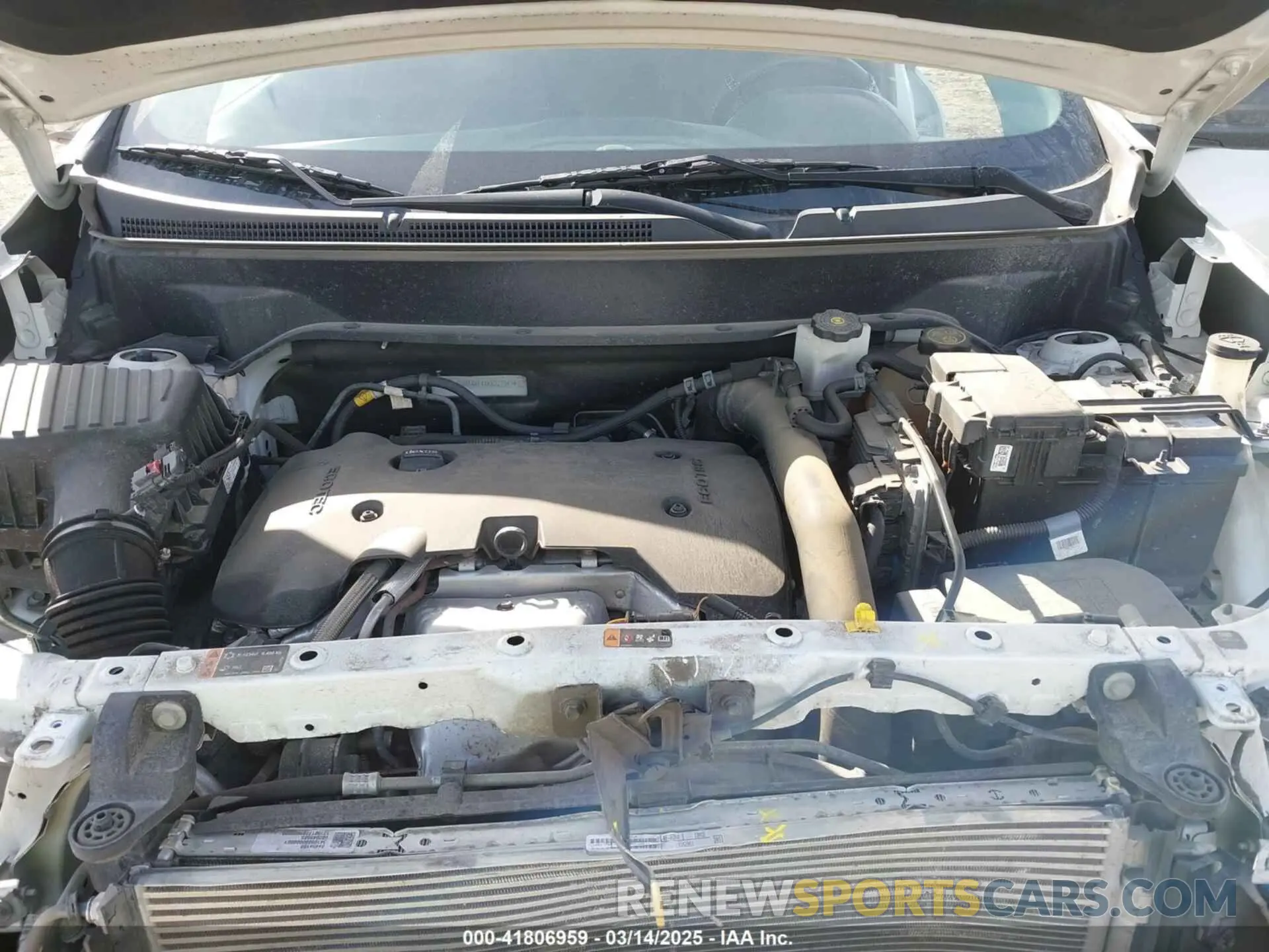 10 Photograph of a damaged car 2GNAXVEXXK6221349 CHEVROLET EQUINOX 2019