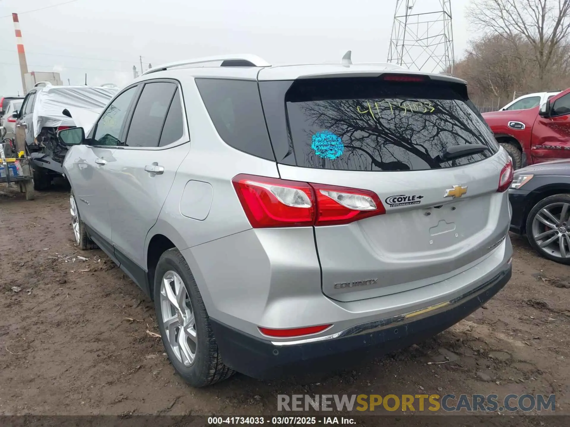 3 Photograph of a damaged car 2GNAXXEV9K6276823 CHEVROLET EQUINOX 2019