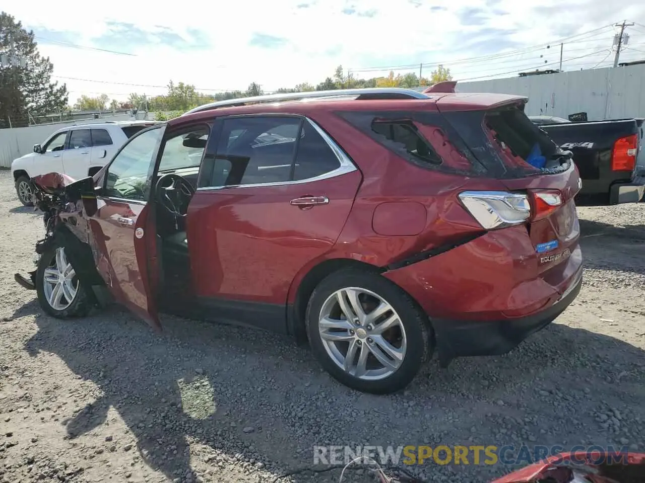 2 Photograph of a damaged car 2GNAXYEX2K6136619 CHEVROLET EQUINOX 2019