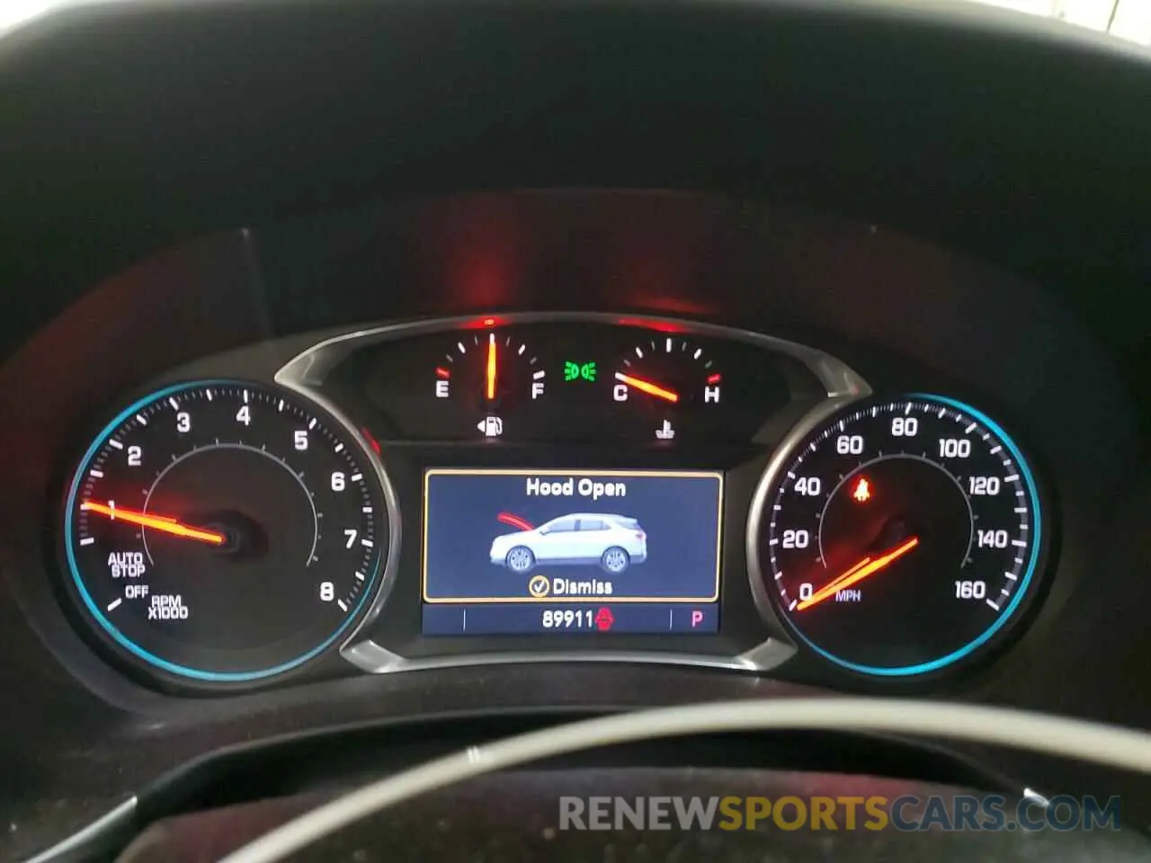 9 Photograph of a damaged car 2GNAXYEX2K6290778 CHEVROLET EQUINOX 2019