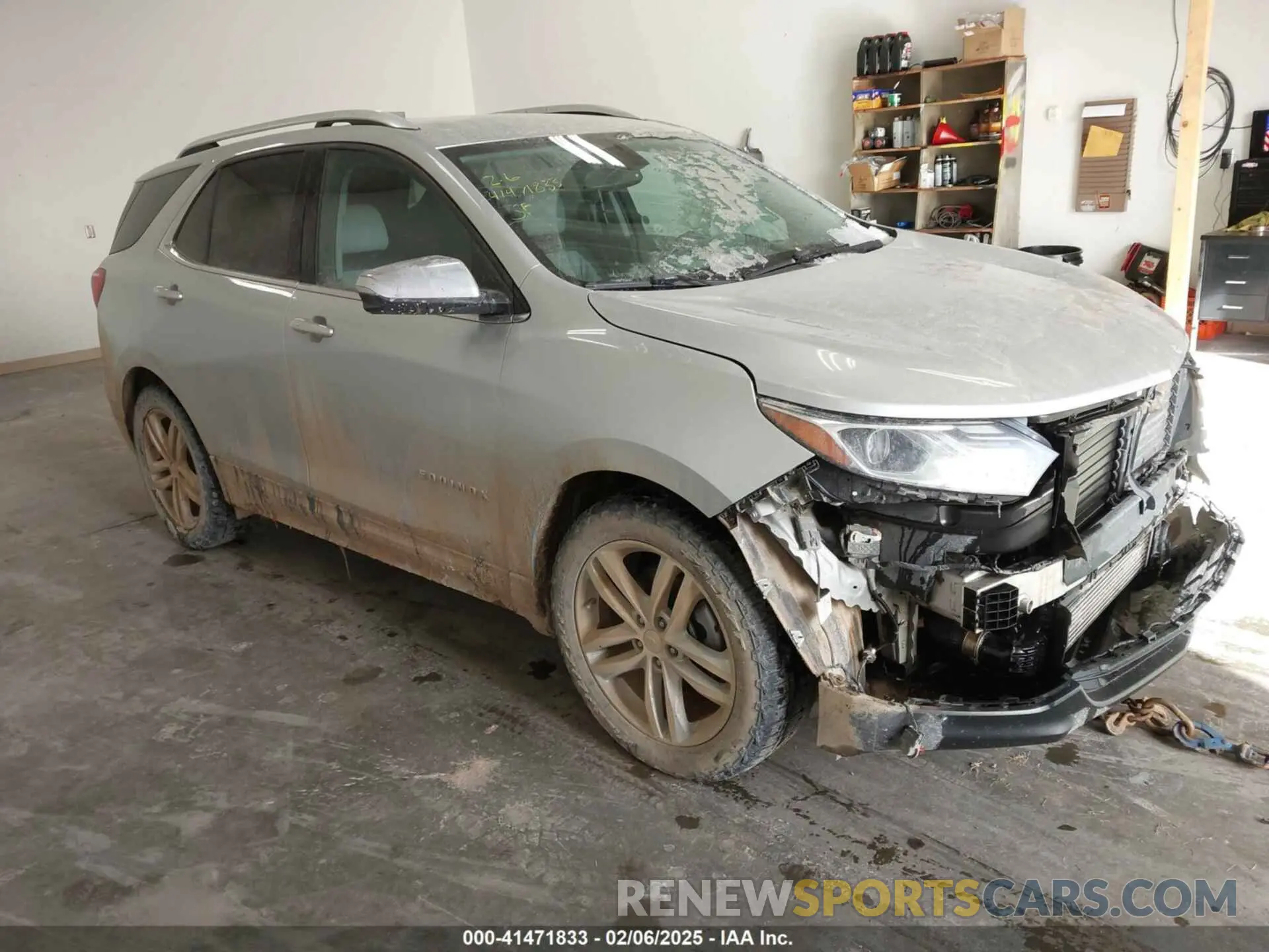 1 Photograph of a damaged car 2GNAXYEX3K6238138 CHEVROLET EQUINOX 2019