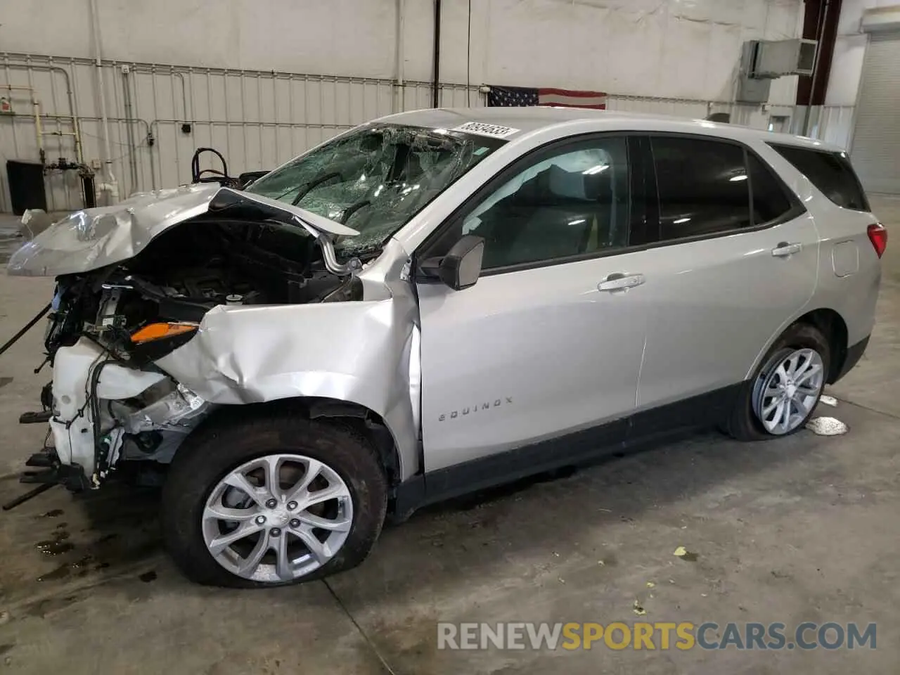 1 Photograph of a damaged car 3GNAXHEV1KS654060 CHEVROLET EQUINOX 2019