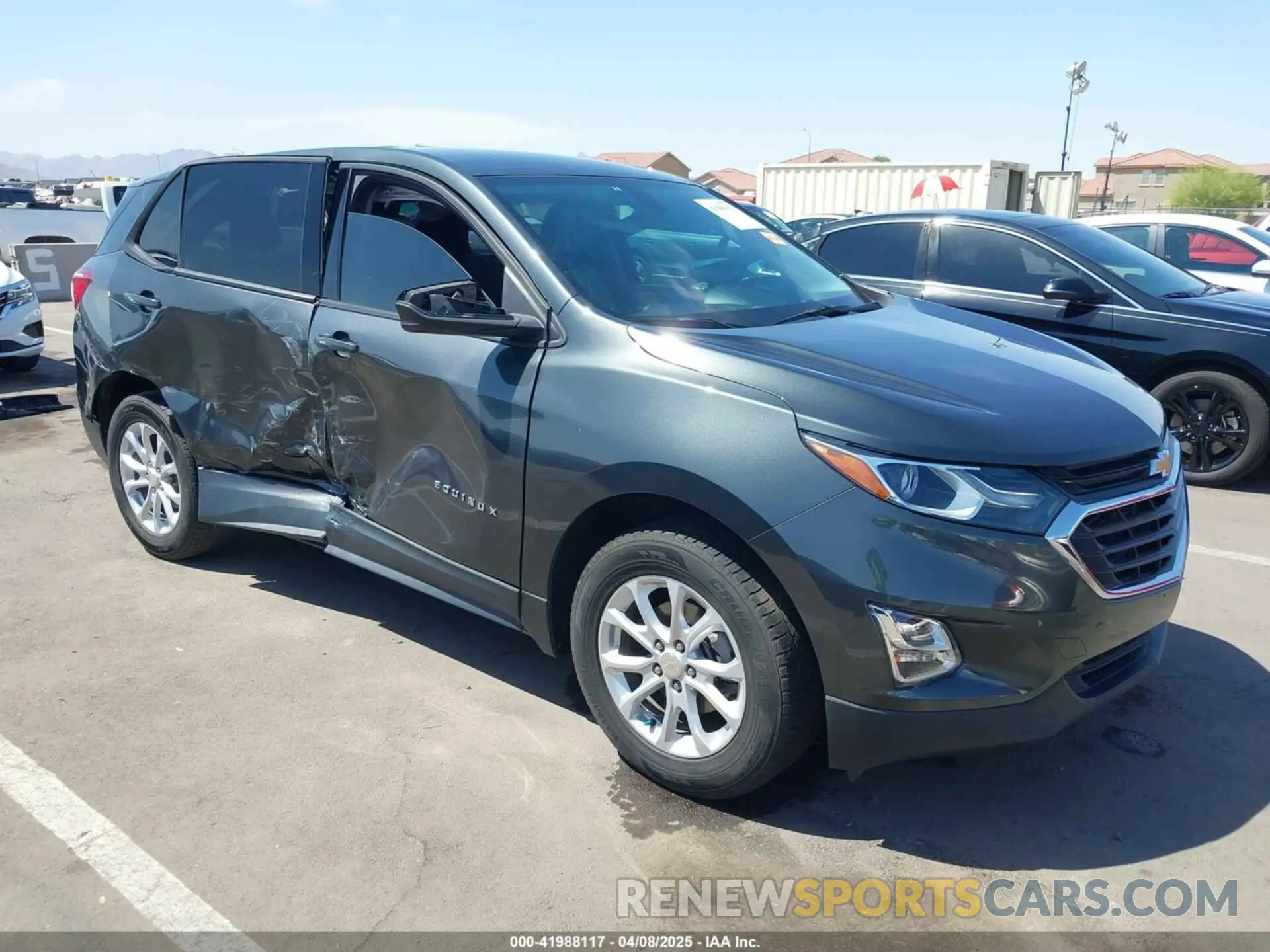 1 Photograph of a damaged car 3GNAXHEV3KS614224 CHEVROLET EQUINOX 2019