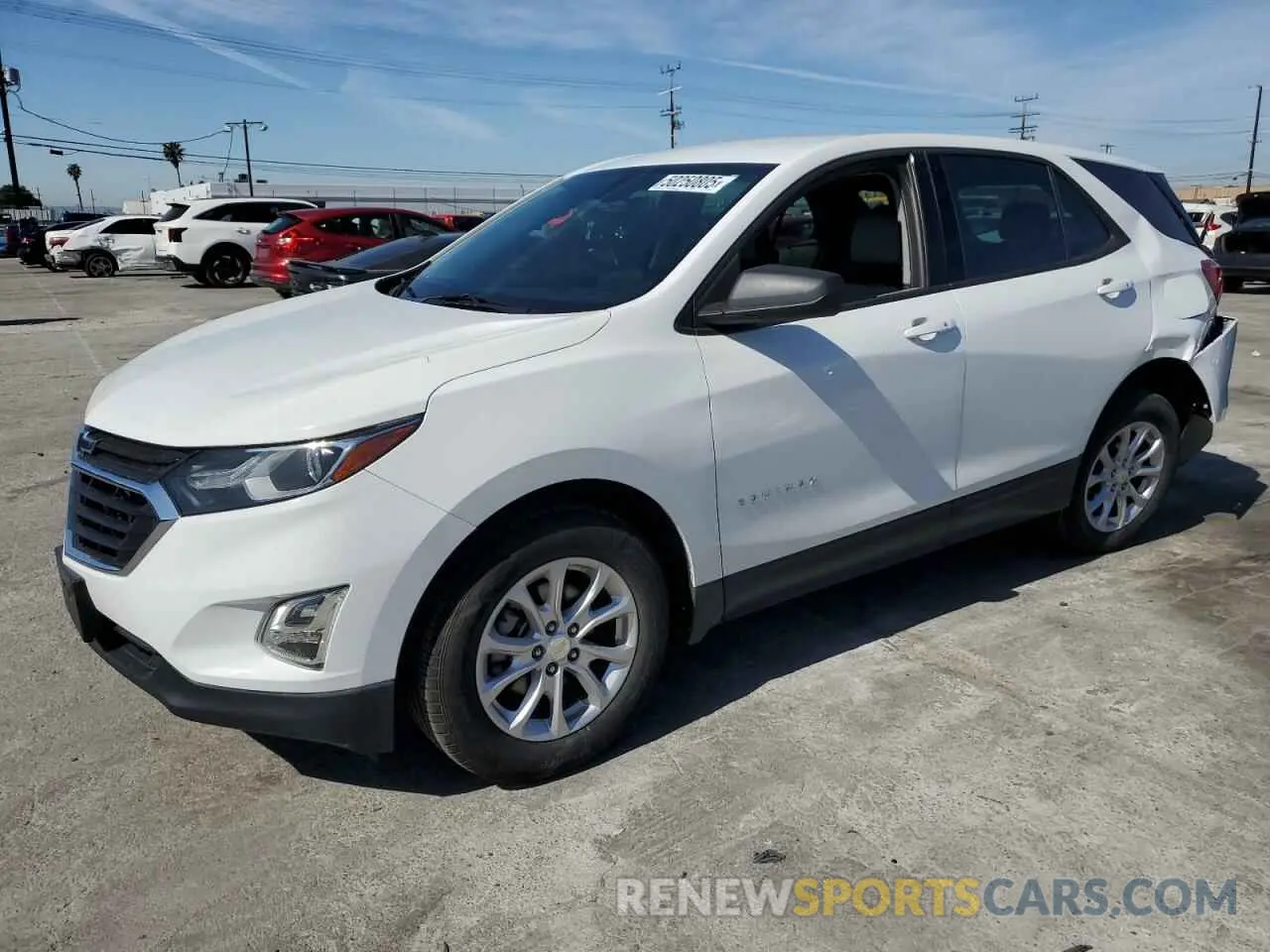 1 Photograph of a damaged car 3GNAXHEV5KS623121 CHEVROLET EQUINOX 2019