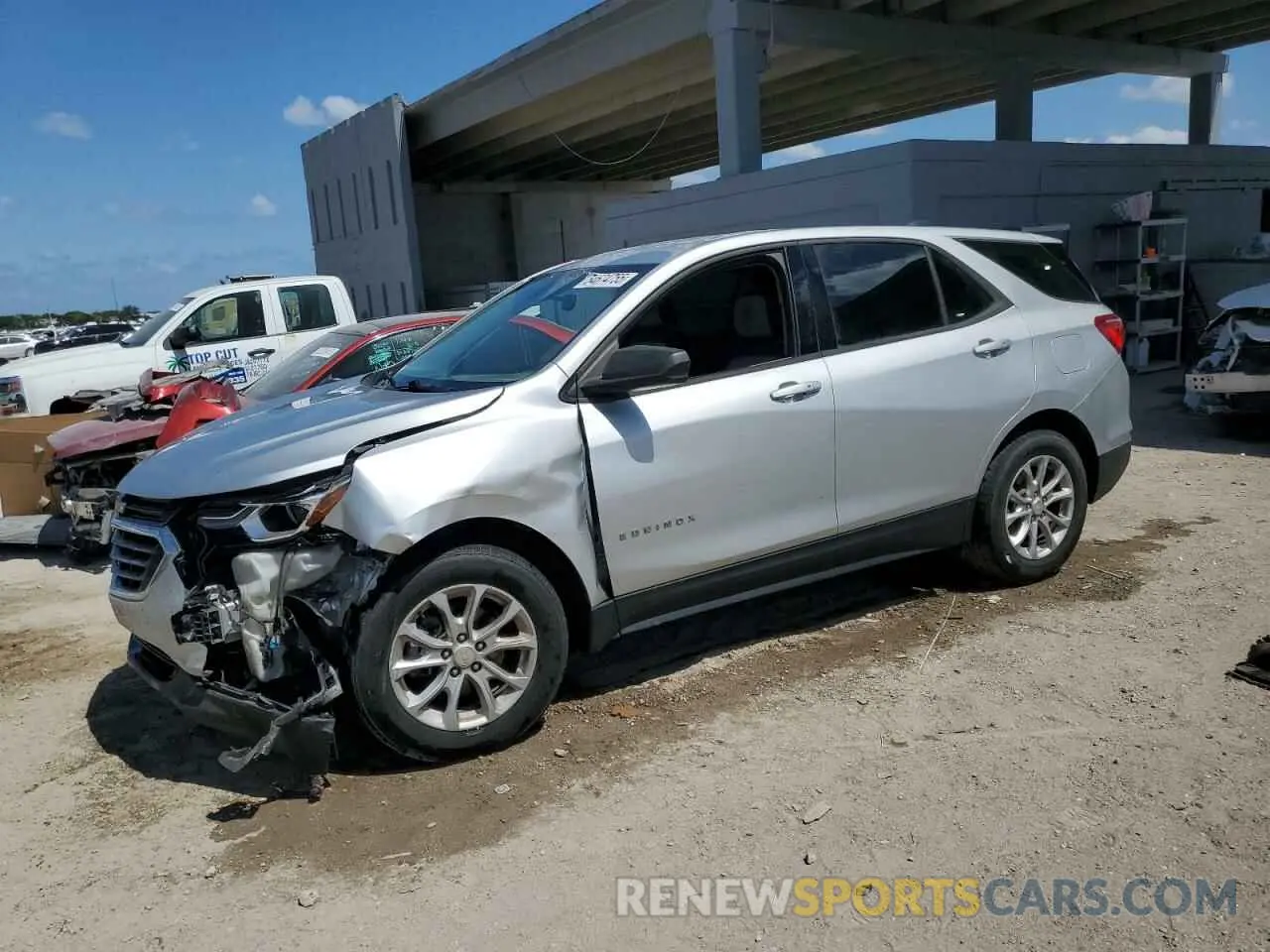1 Photograph of a damaged car 3GNAXHEV6KS641403 CHEVROLET EQUINOX 2019