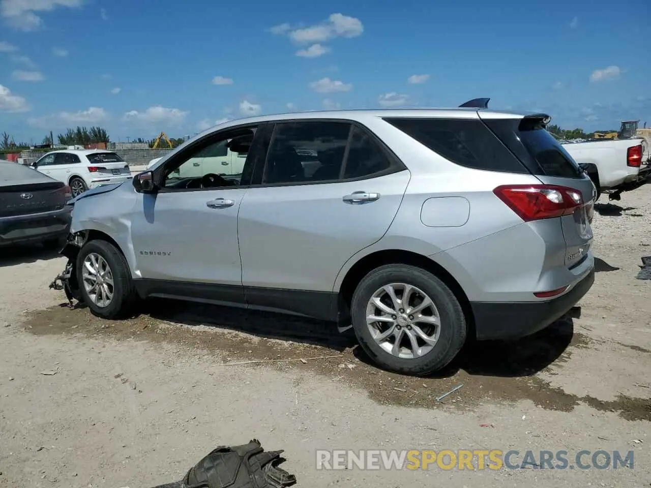 2 Photograph of a damaged car 3GNAXHEV6KS641403 CHEVROLET EQUINOX 2019