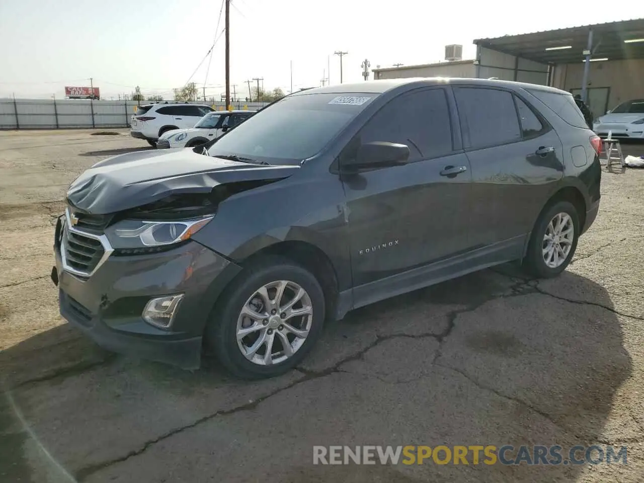 1 Photograph of a damaged car 3GNAXHEV7KS651177 CHEVROLET EQUINOX 2019