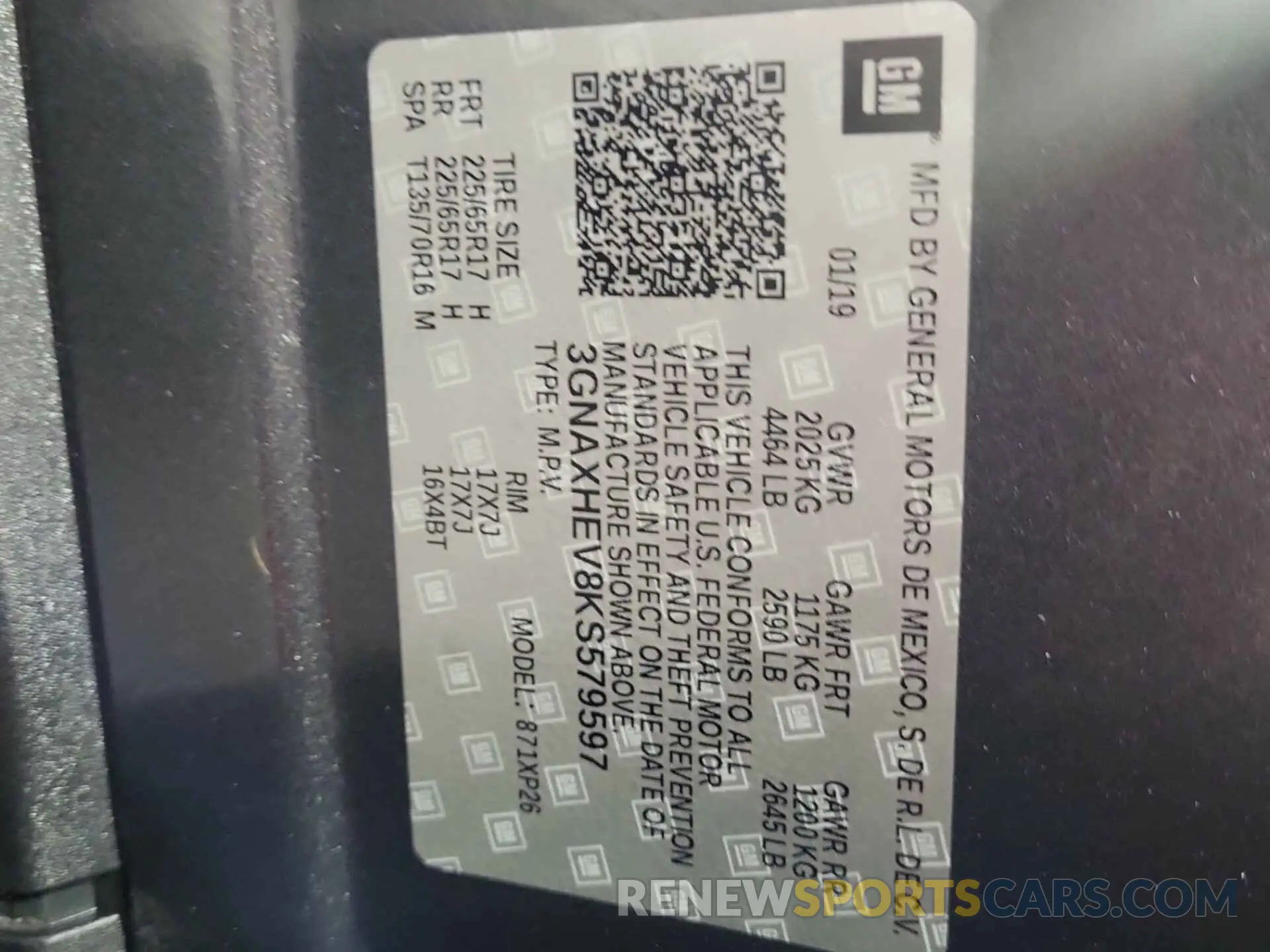 24 Photograph of a damaged car 3GNAXHEV8KS579597 CHEVROLET EQUINOX 2019