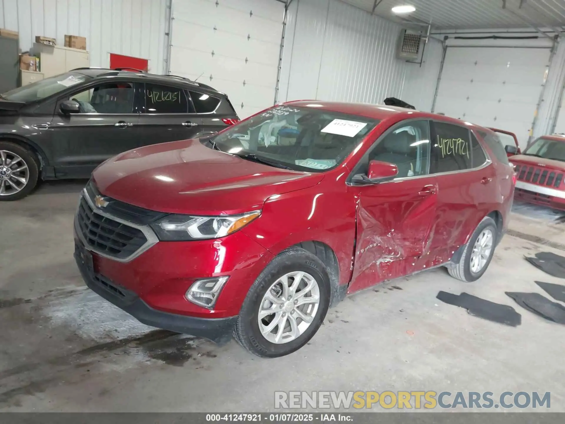 2 Photograph of a damaged car 3GNAXJEV6KS636662 CHEVROLET EQUINOX 2019