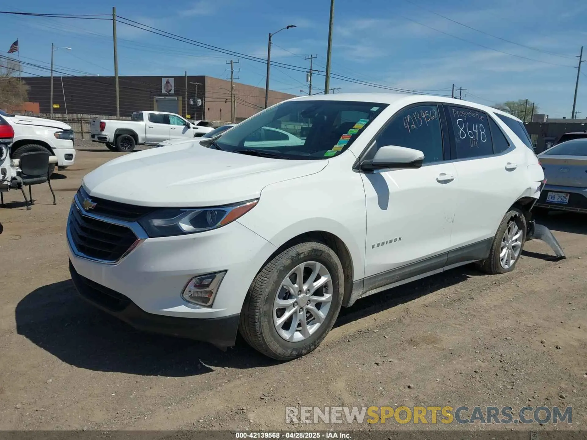 2 Фотография поврежденного автомобиля 3GNAXJEV6KS648648 CHEVROLET EQUINOX 2019