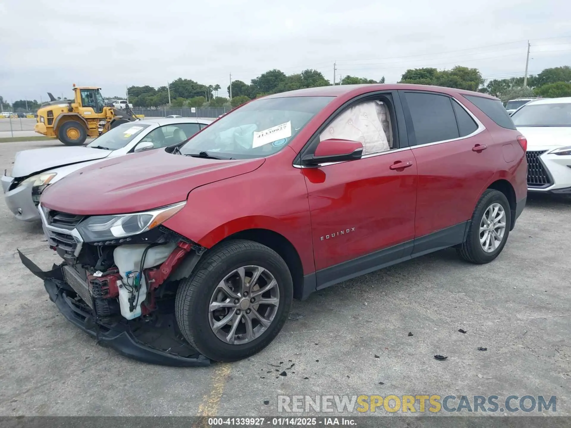 2 Фотография поврежденного автомобиля 3GNAXKEV0KL215424 CHEVROLET EQUINOX 2019
