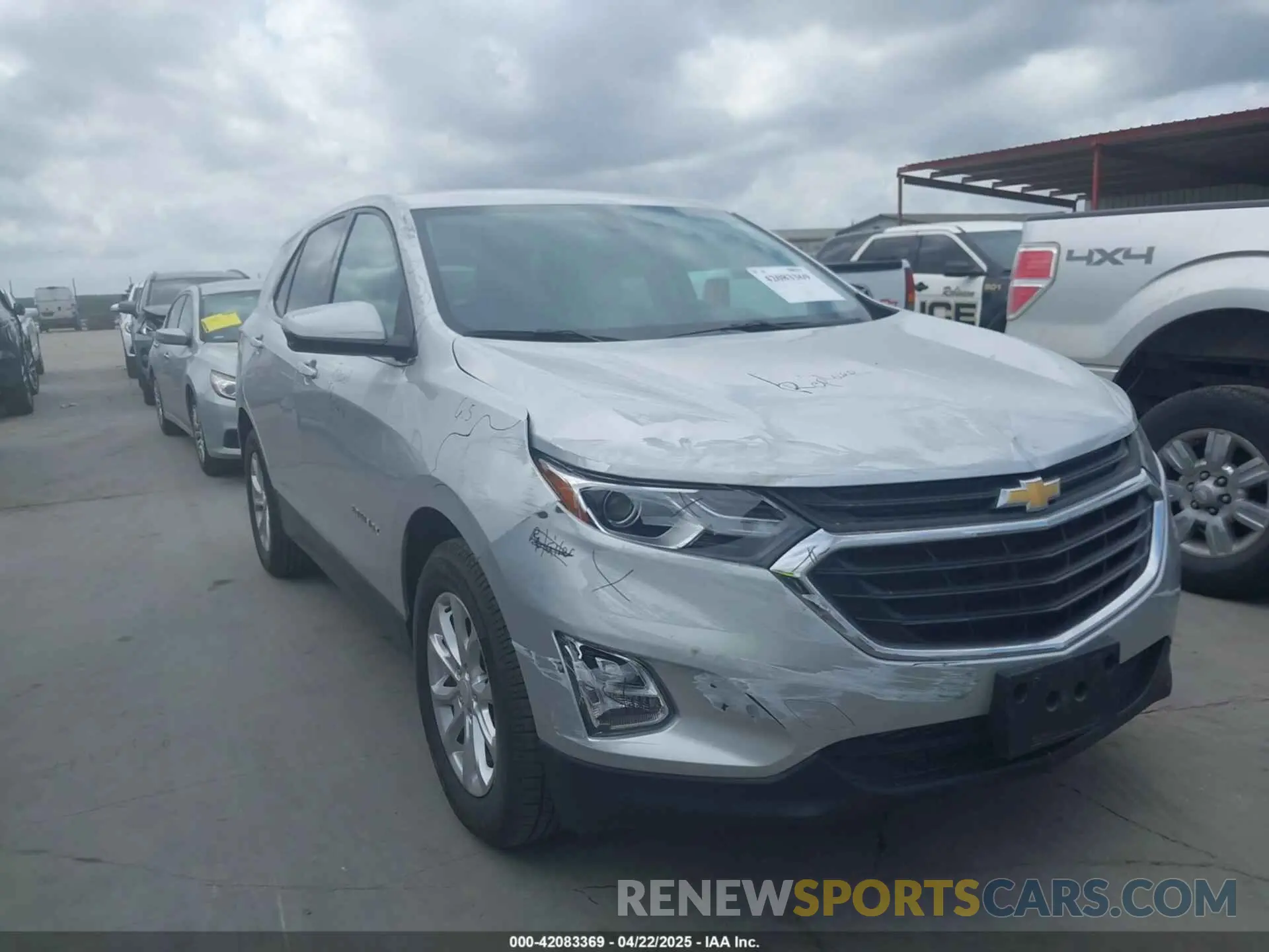 1 Фотография поврежденного автомобиля 3GNAXKEV1KS669025 CHEVROLET EQUINOX 2019