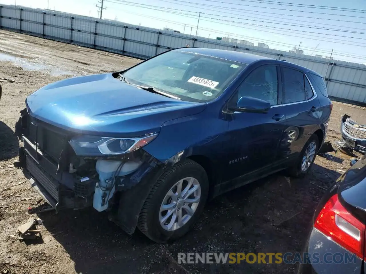1 Photograph of a damaged car 3GNAXKEV2KL388751 CHEVROLET EQUINOX 2019