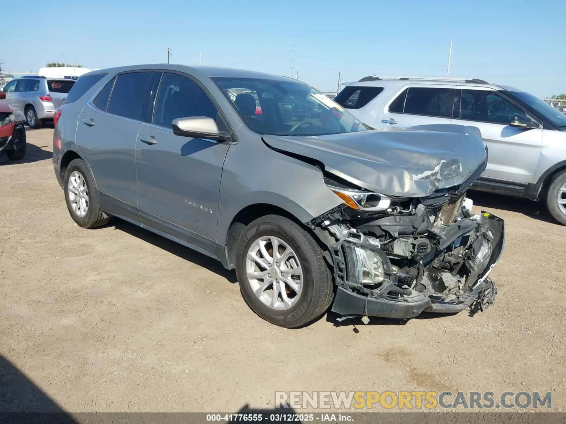 1 Photograph of a damaged car 3GNAXKEV2KS521370 CHEVROLET EQUINOX 2019
