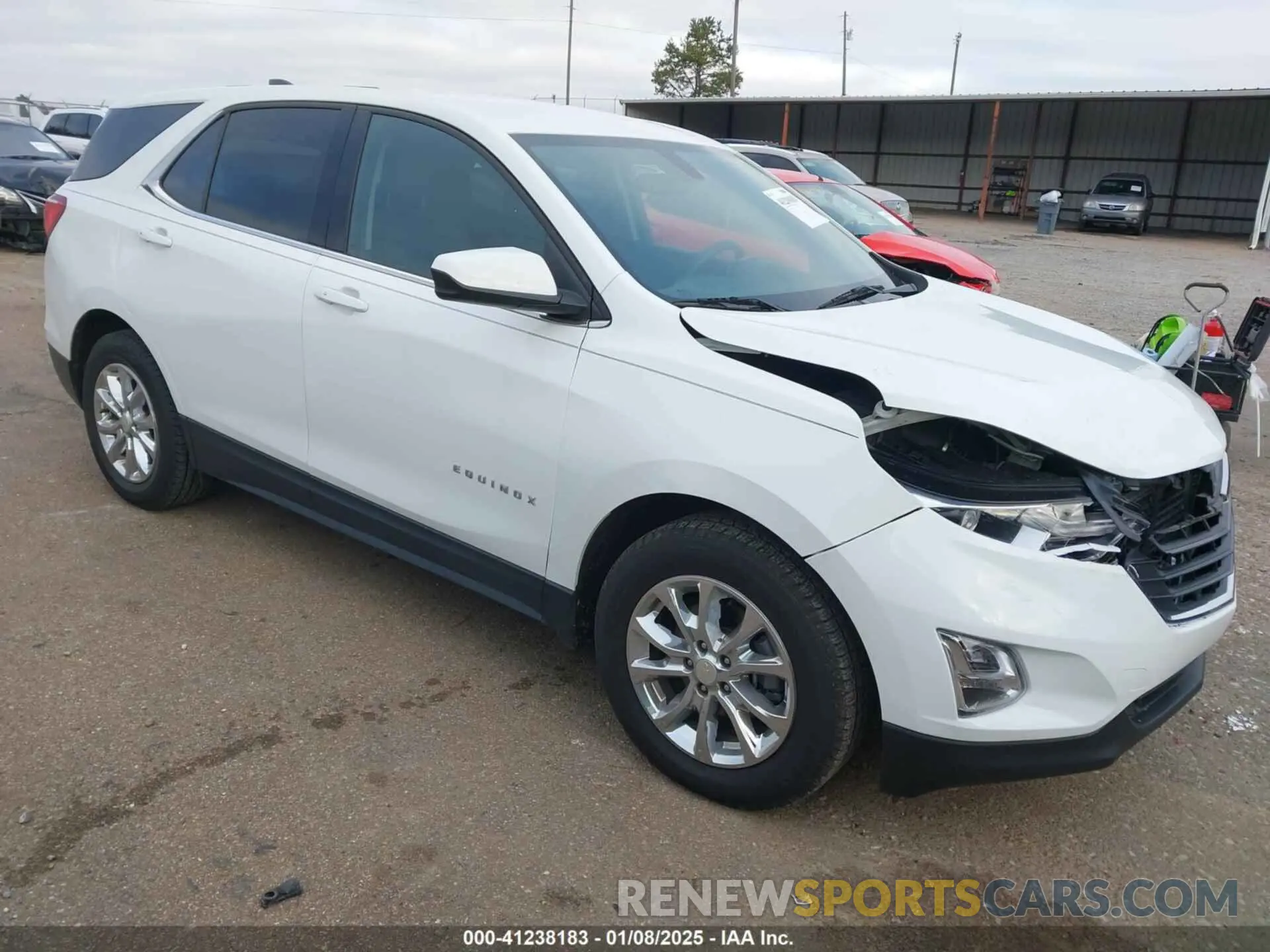 1 Photograph of a damaged car 3GNAXKEV4KS517076 CHEVROLET EQUINOX 2019