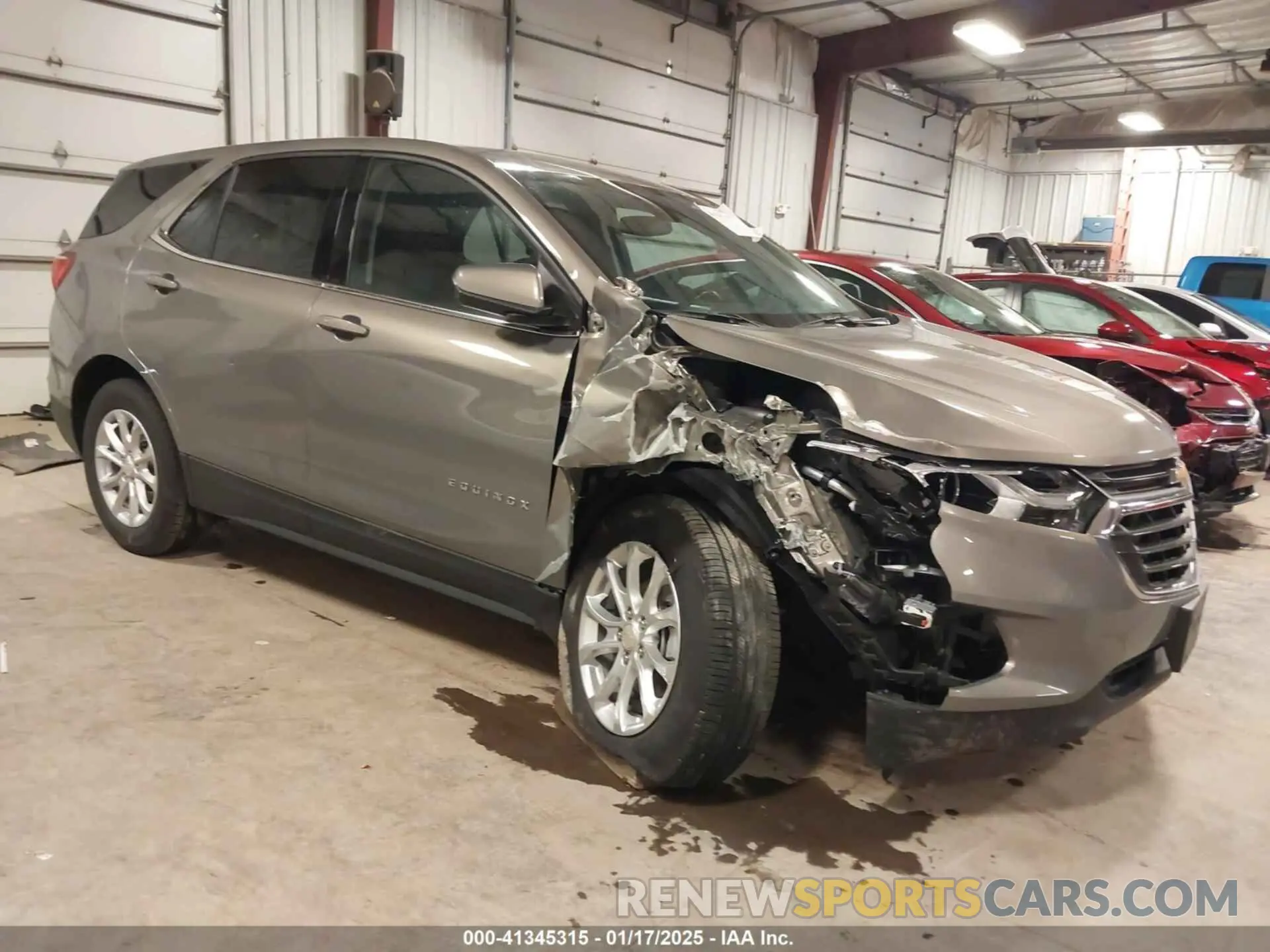 1 Photograph of a damaged car 3GNAXKEV4KS524724 CHEVROLET EQUINOX 2019