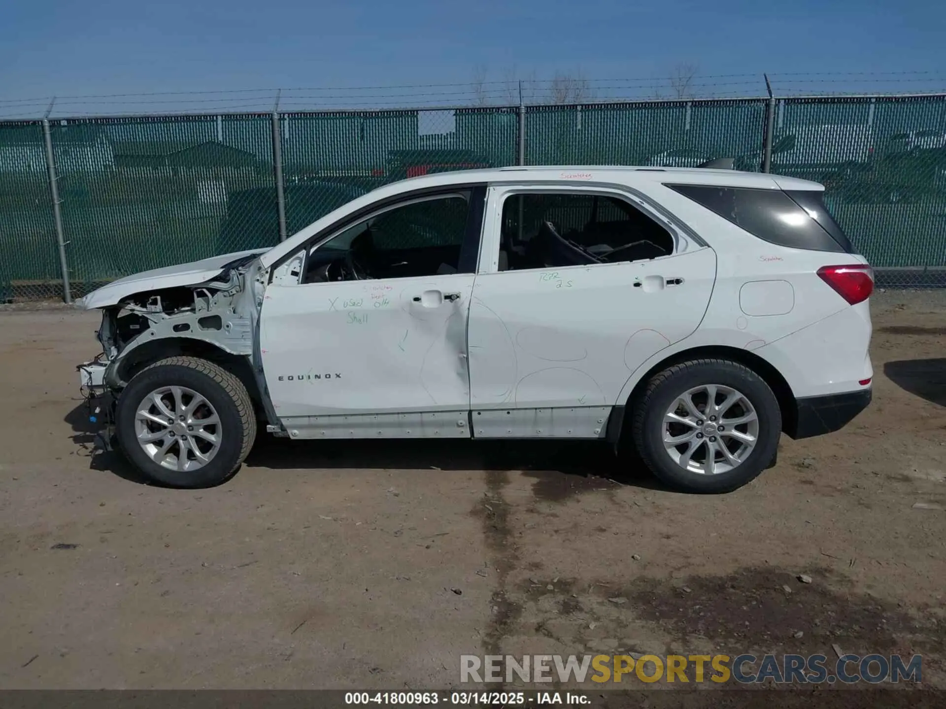 14 Photograph of a damaged car 3GNAXKEV5KS604260 CHEVROLET EQUINOX 2019