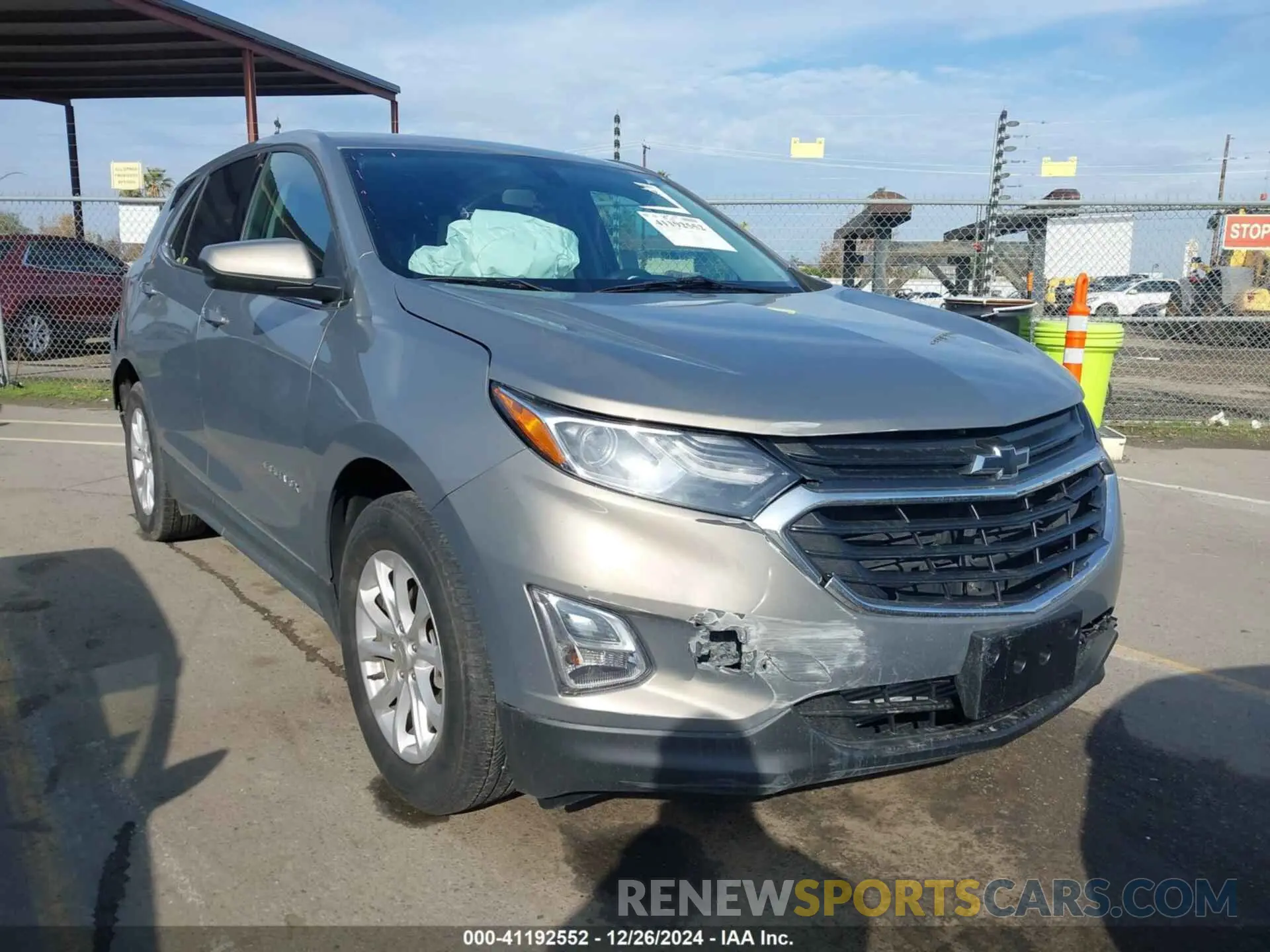 1 Photograph of a damaged car 3GNAXKEV7KS534597 CHEVROLET EQUINOX 2019