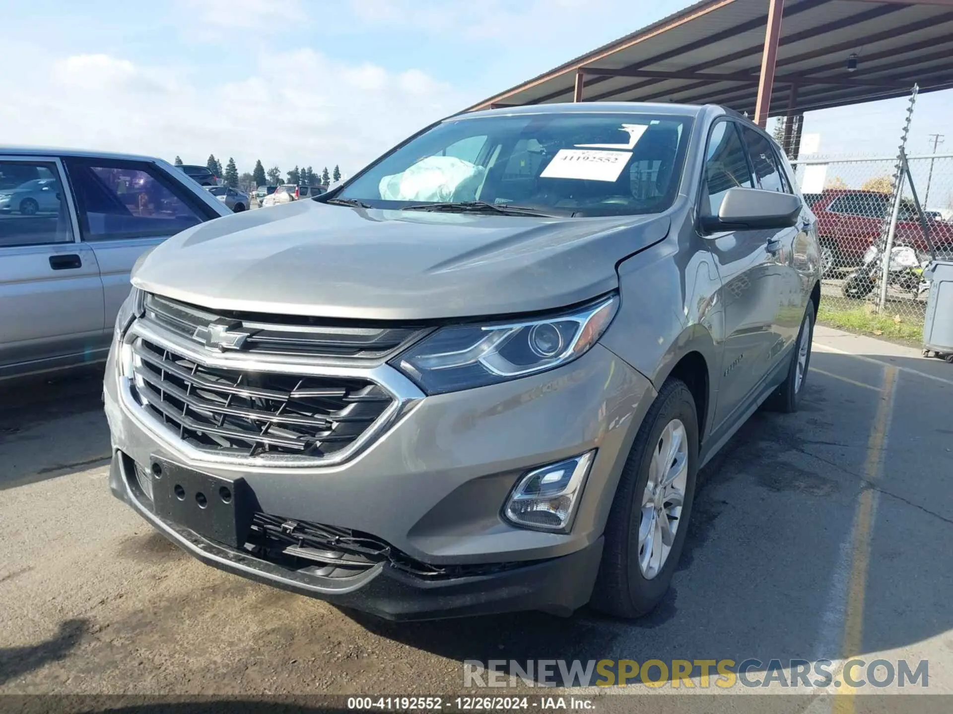 2 Photograph of a damaged car 3GNAXKEV7KS534597 CHEVROLET EQUINOX 2019
