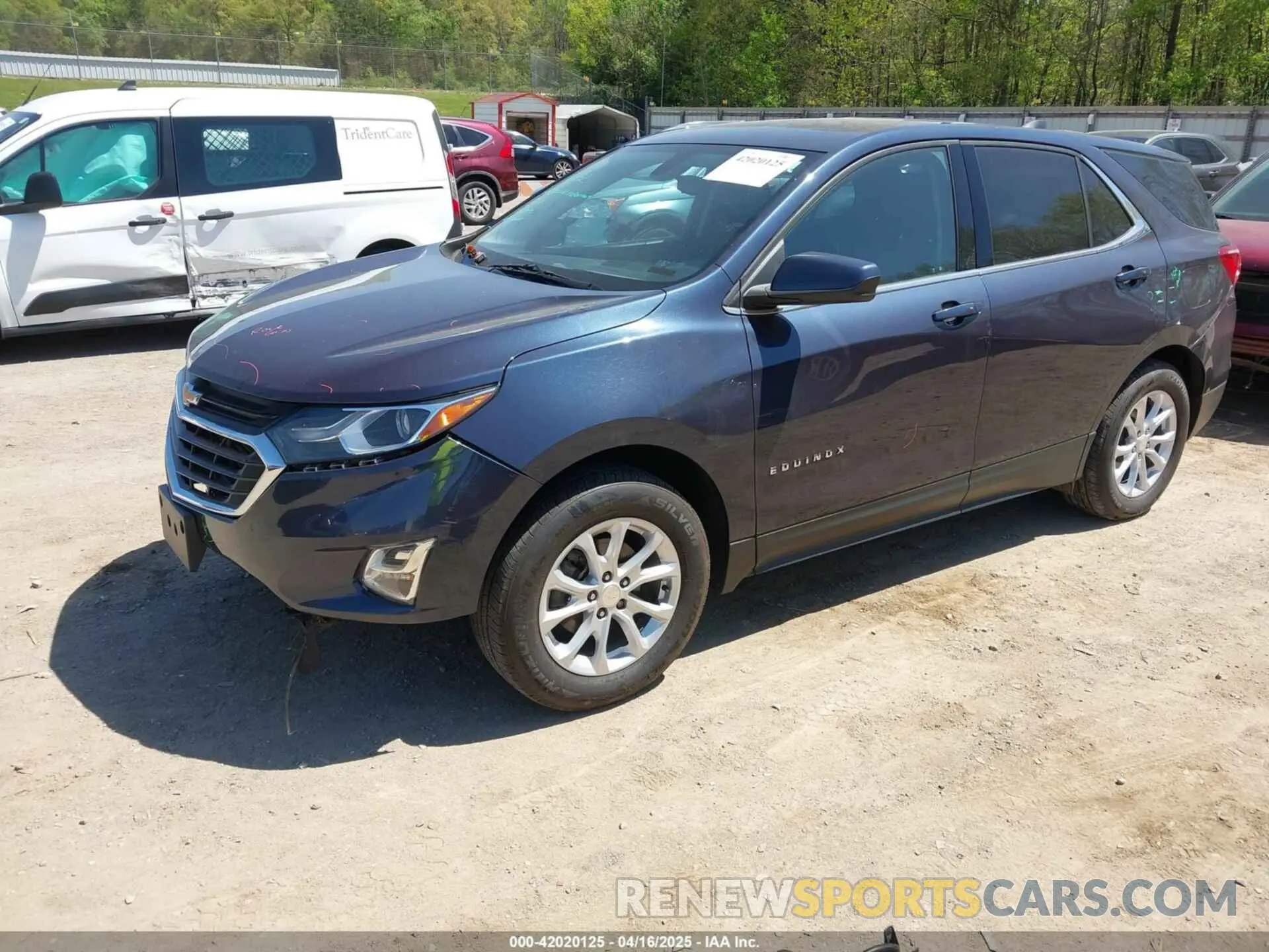 2 Photograph of a damaged car 3GNAXKEV8KL292722 CHEVROLET EQUINOX 2019