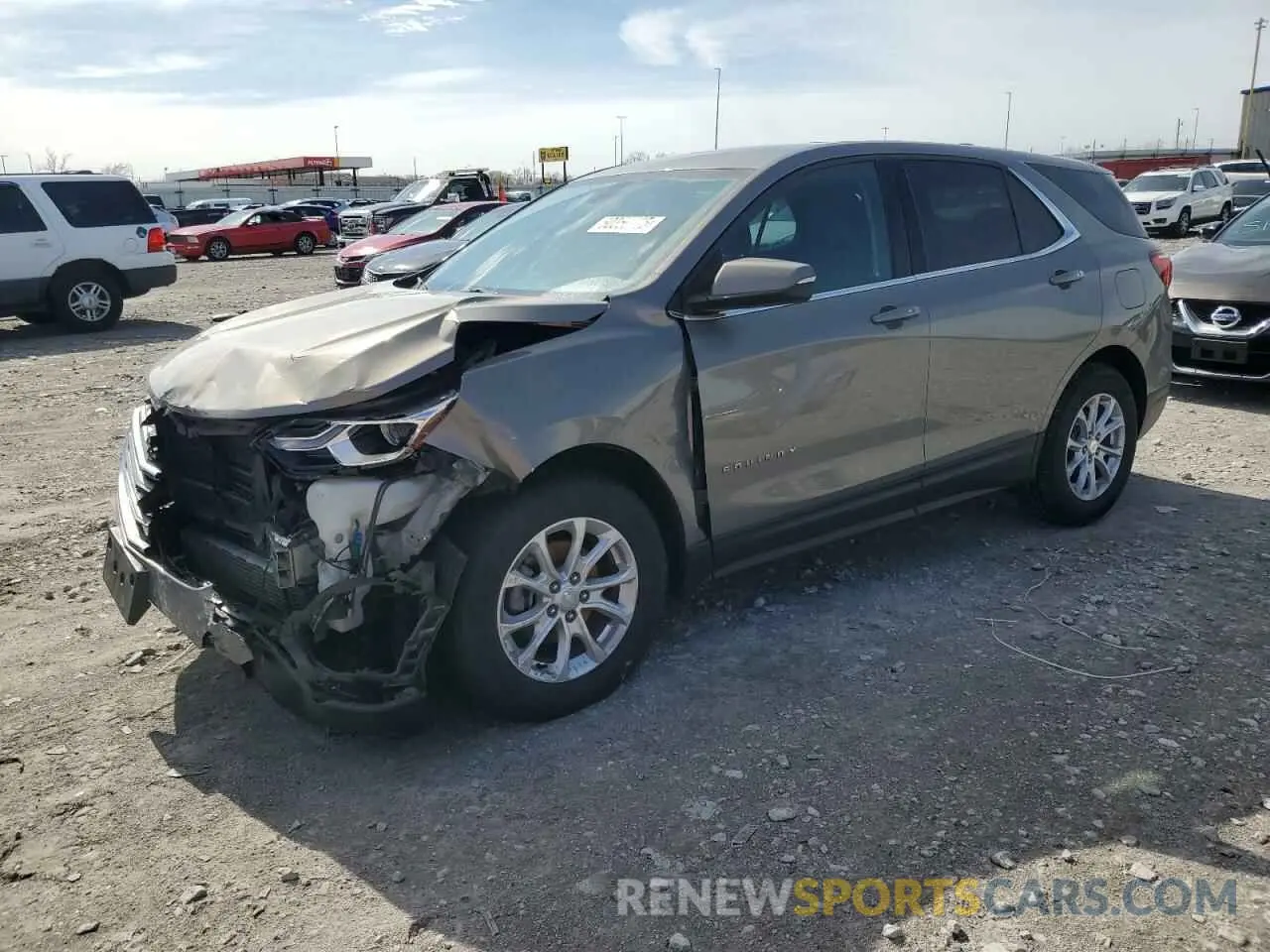 1 Photograph of a damaged car 3GNAXKEV8KS561789 CHEVROLET EQUINOX 2019