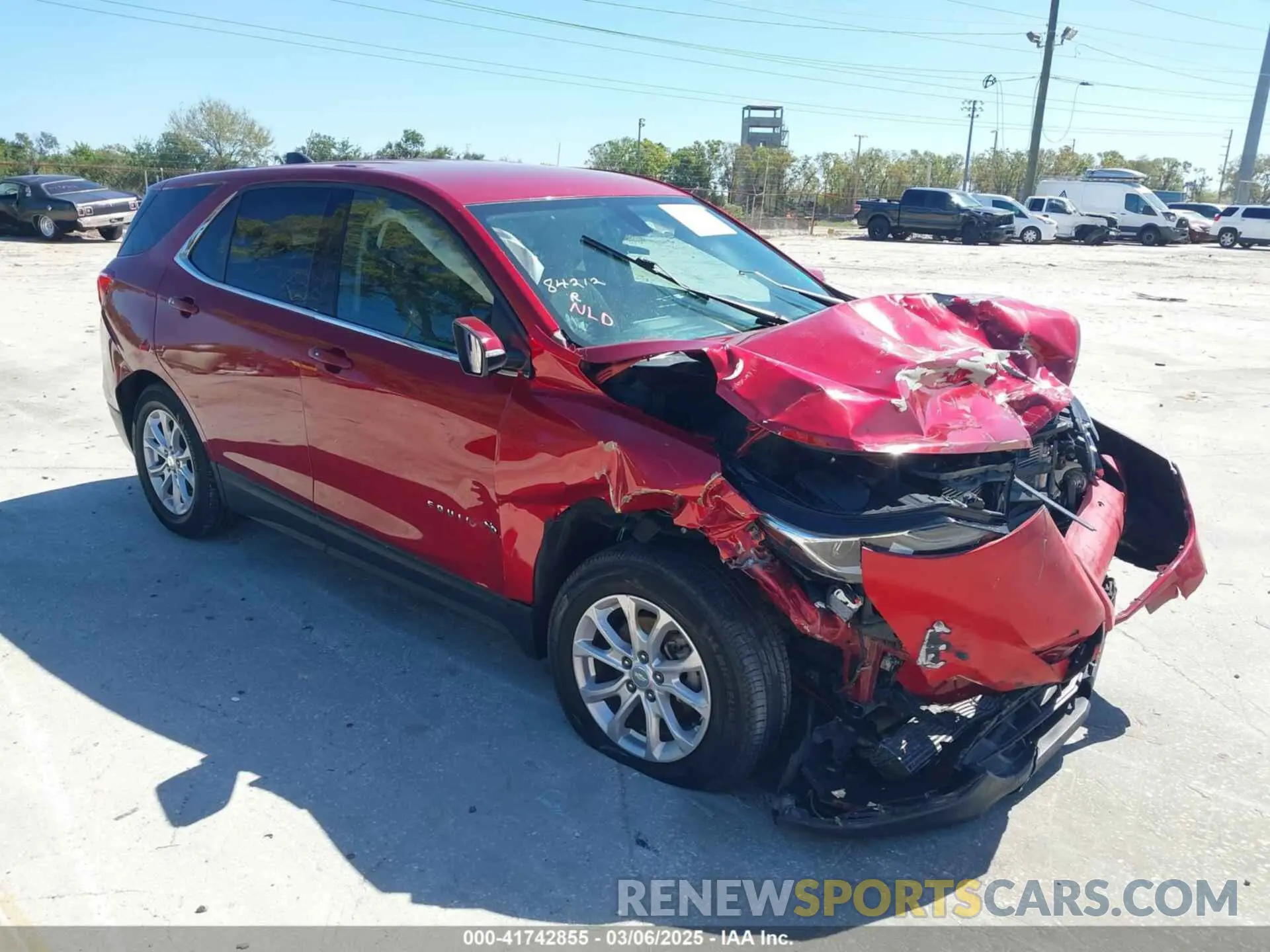 1 Photograph of a damaged car 3GNAXKEV9KS655471 CHEVROLET EQUINOX 2019
