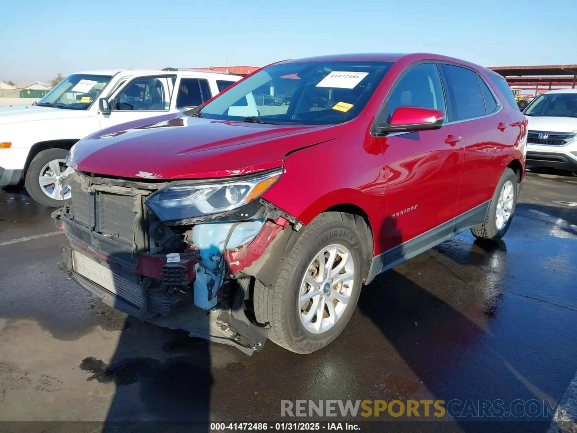 2 Photograph of a damaged car 3GNAXKEVXKL181086 CHEVROLET EQUINOX 2019