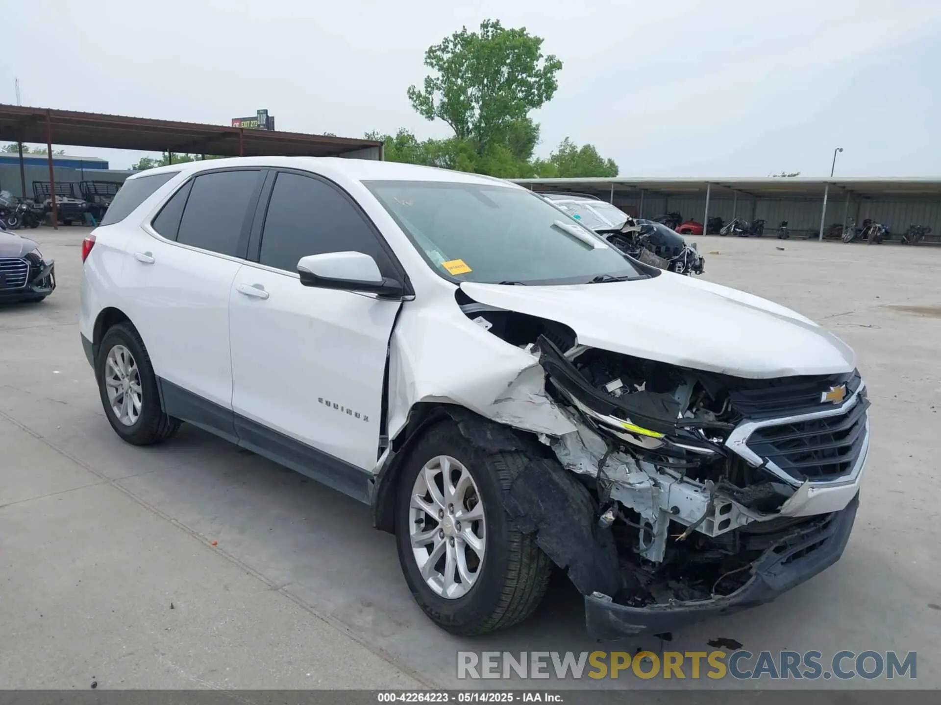 1 Photograph of a damaged car 3GNAXKEVXKL264288 CHEVROLET EQUINOX 2019