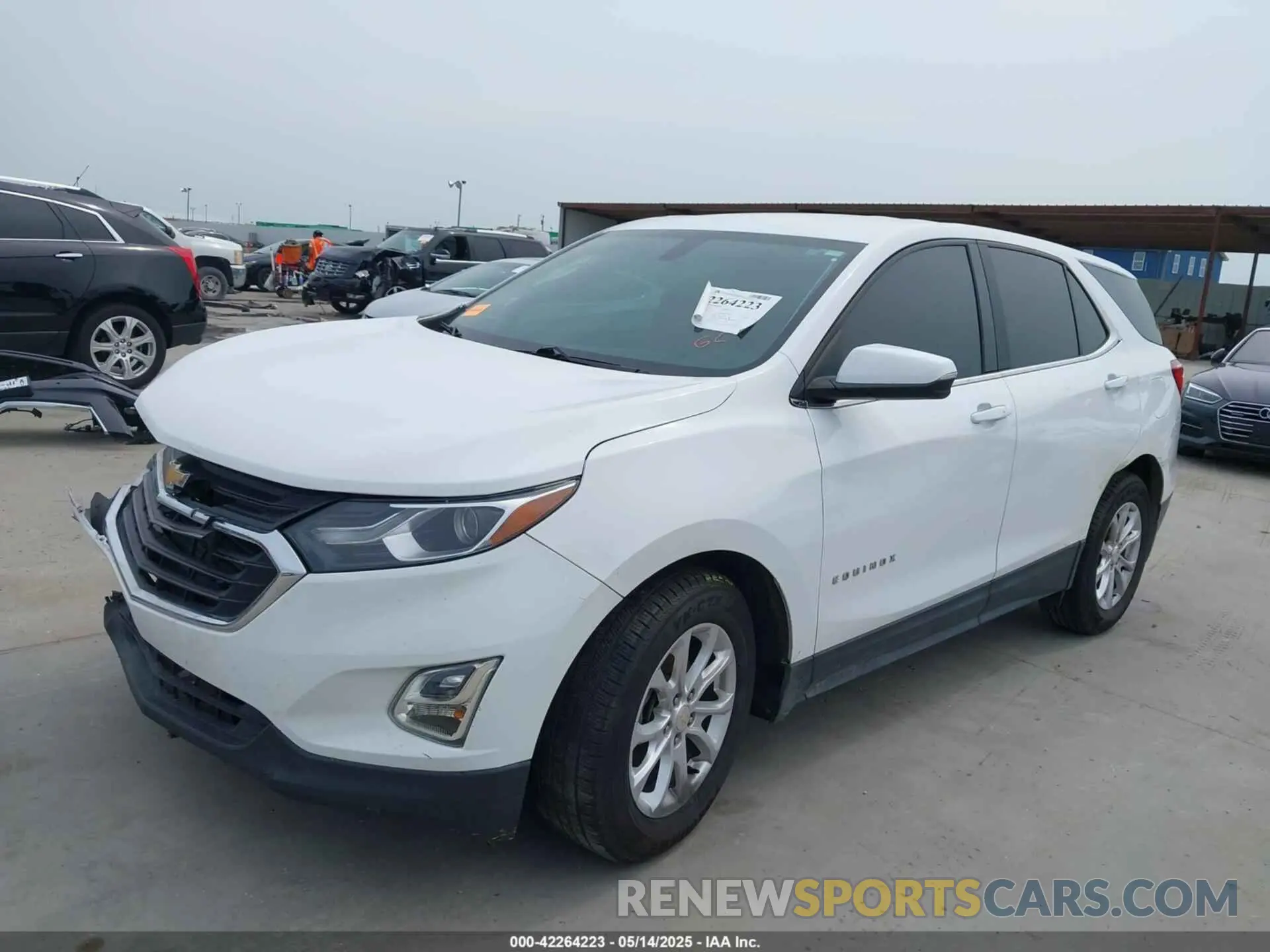 2 Photograph of a damaged car 3GNAXKEVXKL264288 CHEVROLET EQUINOX 2019