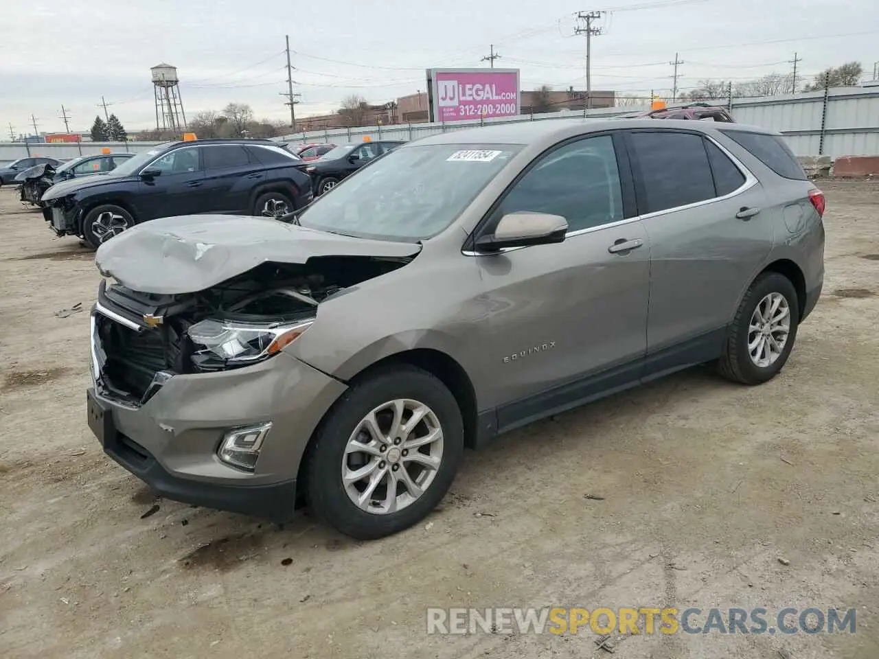 1 Photograph of a damaged car 3GNAXKEVXKS579744 CHEVROLET EQUINOX 2019