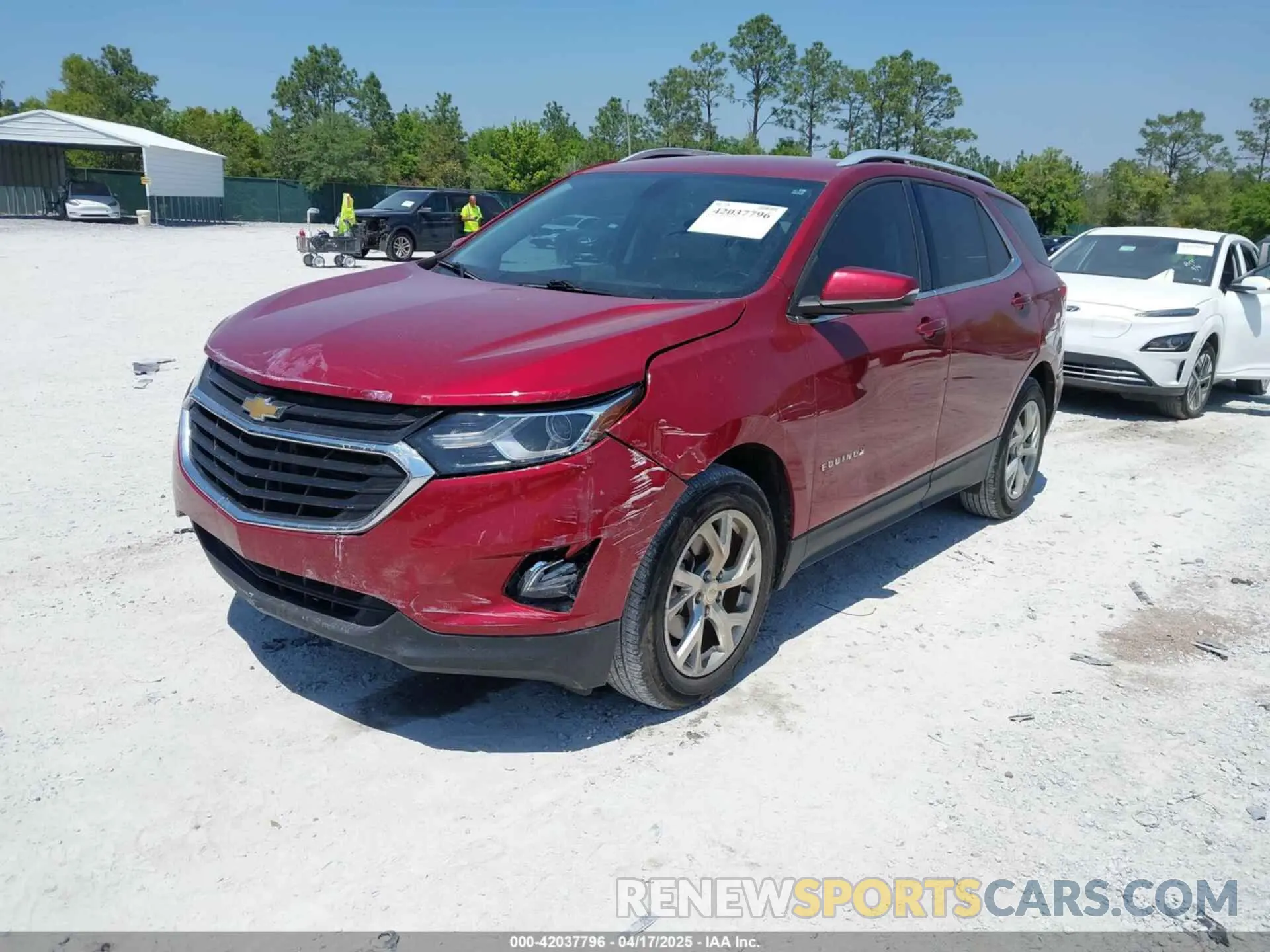 2 Photograph of a damaged car 3GNAXLEX5KS634124 CHEVROLET EQUINOX 2019