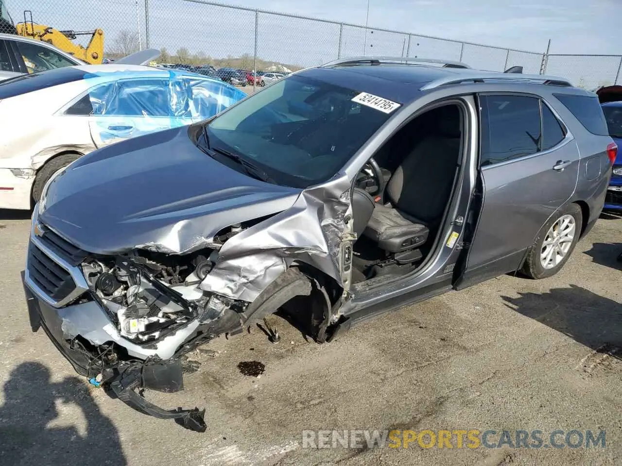 1 Photograph of a damaged car 3GNAXMEU7KL336227 CHEVROLET EQUINOX 2019