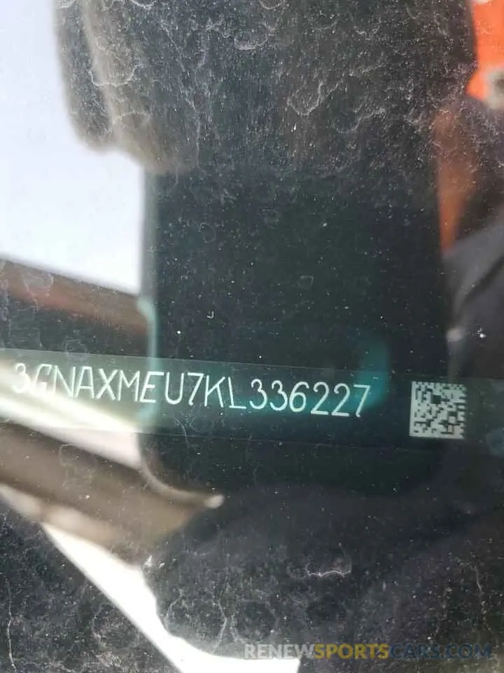 15 Photograph of a damaged car 3GNAXMEU7KL336227 CHEVROLET EQUINOX 2019