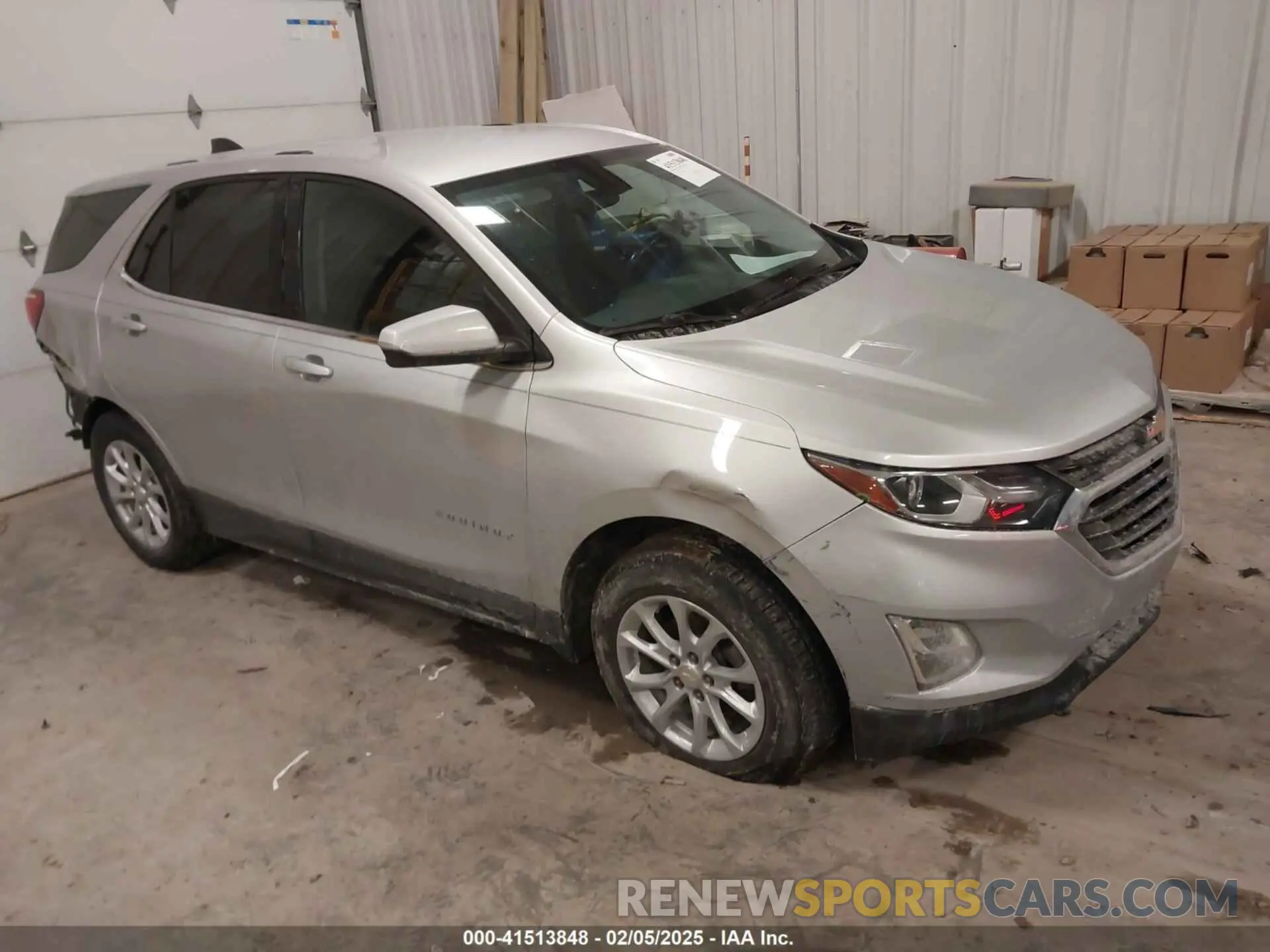 1 Photograph of a damaged car 3GNAXUEV1KS604543 CHEVROLET EQUINOX 2019