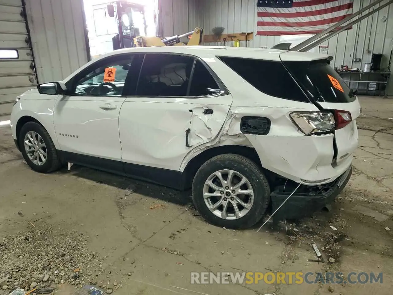 2 Photograph of a damaged car 3GNAXUEV3KL170944 CHEVROLET EQUINOX 2019
