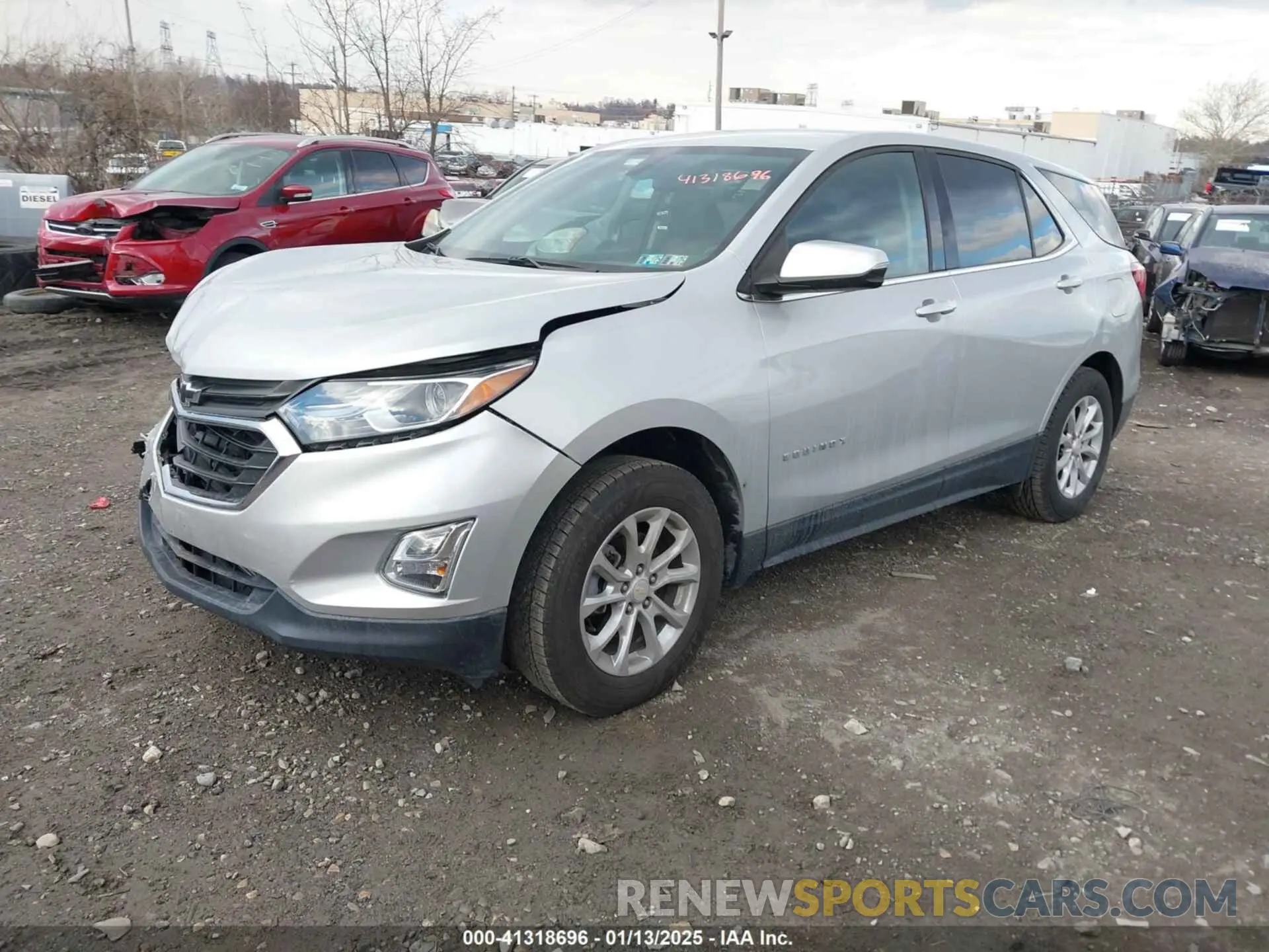 2 Photograph of a damaged car 3GNAXUEV4KL168233 CHEVROLET EQUINOX 2019