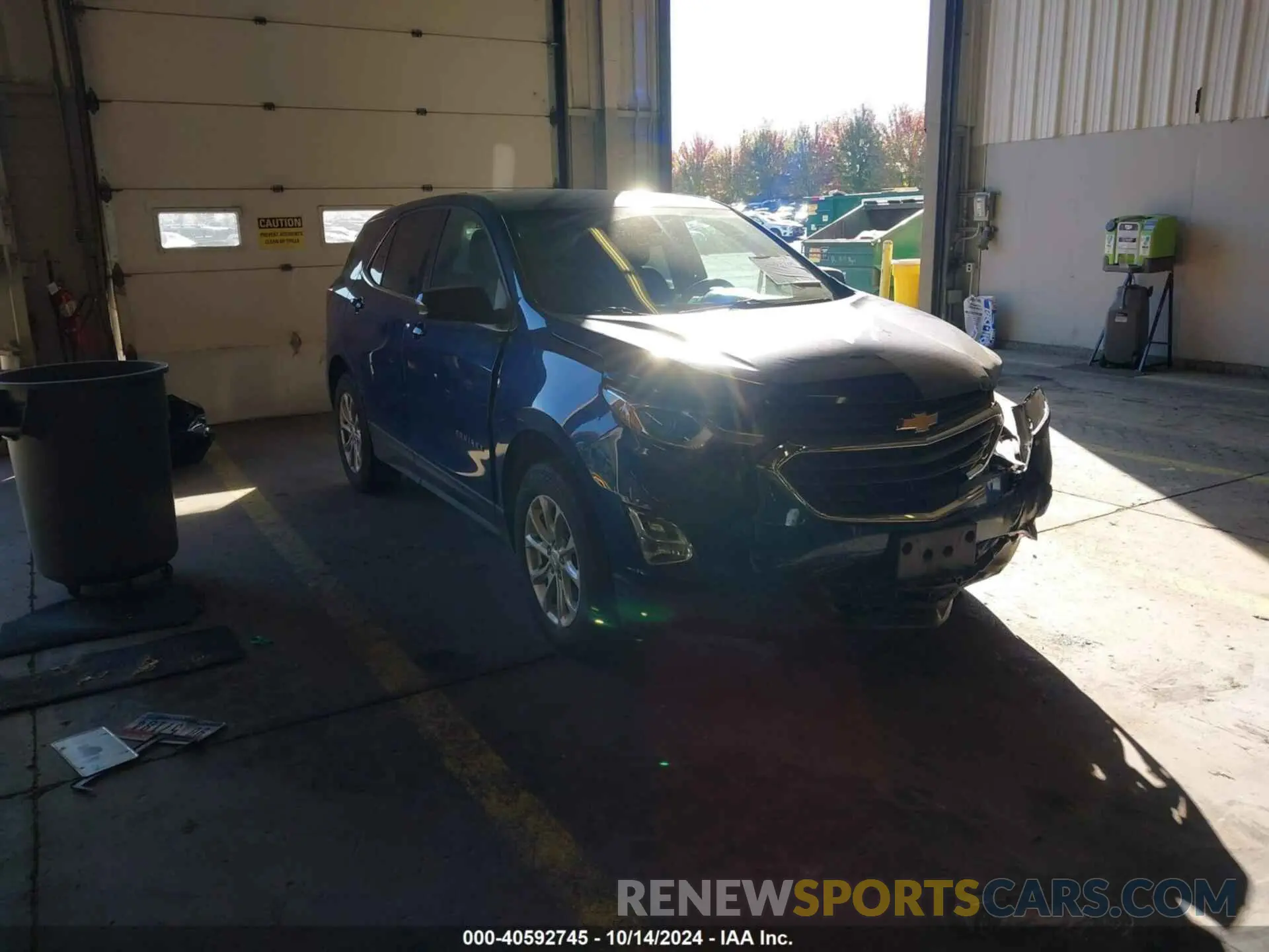 1 Photograph of a damaged car 3GNAXUEV4KL215387 CHEVROLET EQUINOX 2019