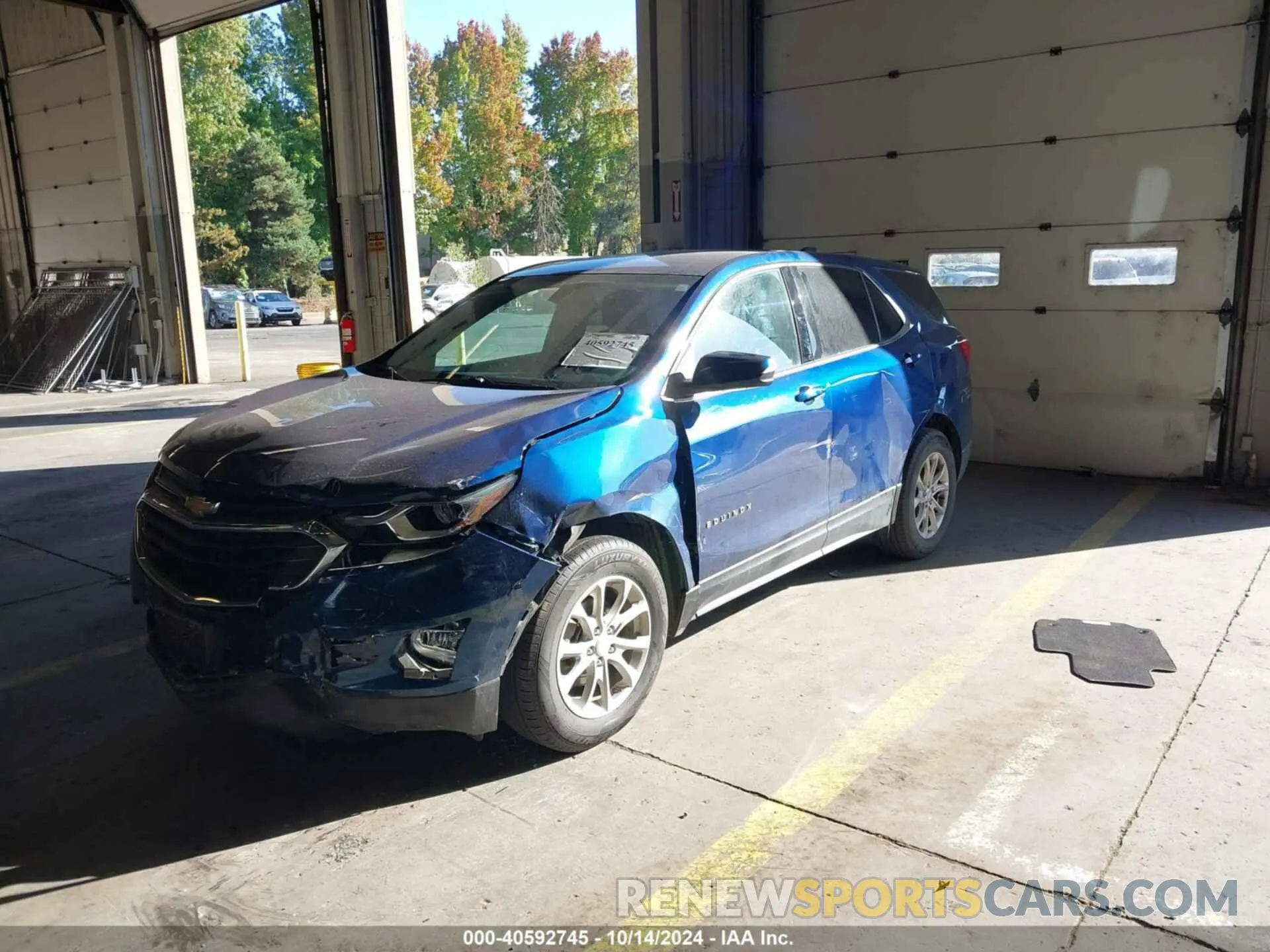2 Photograph of a damaged car 3GNAXUEV4KL215387 CHEVROLET EQUINOX 2019