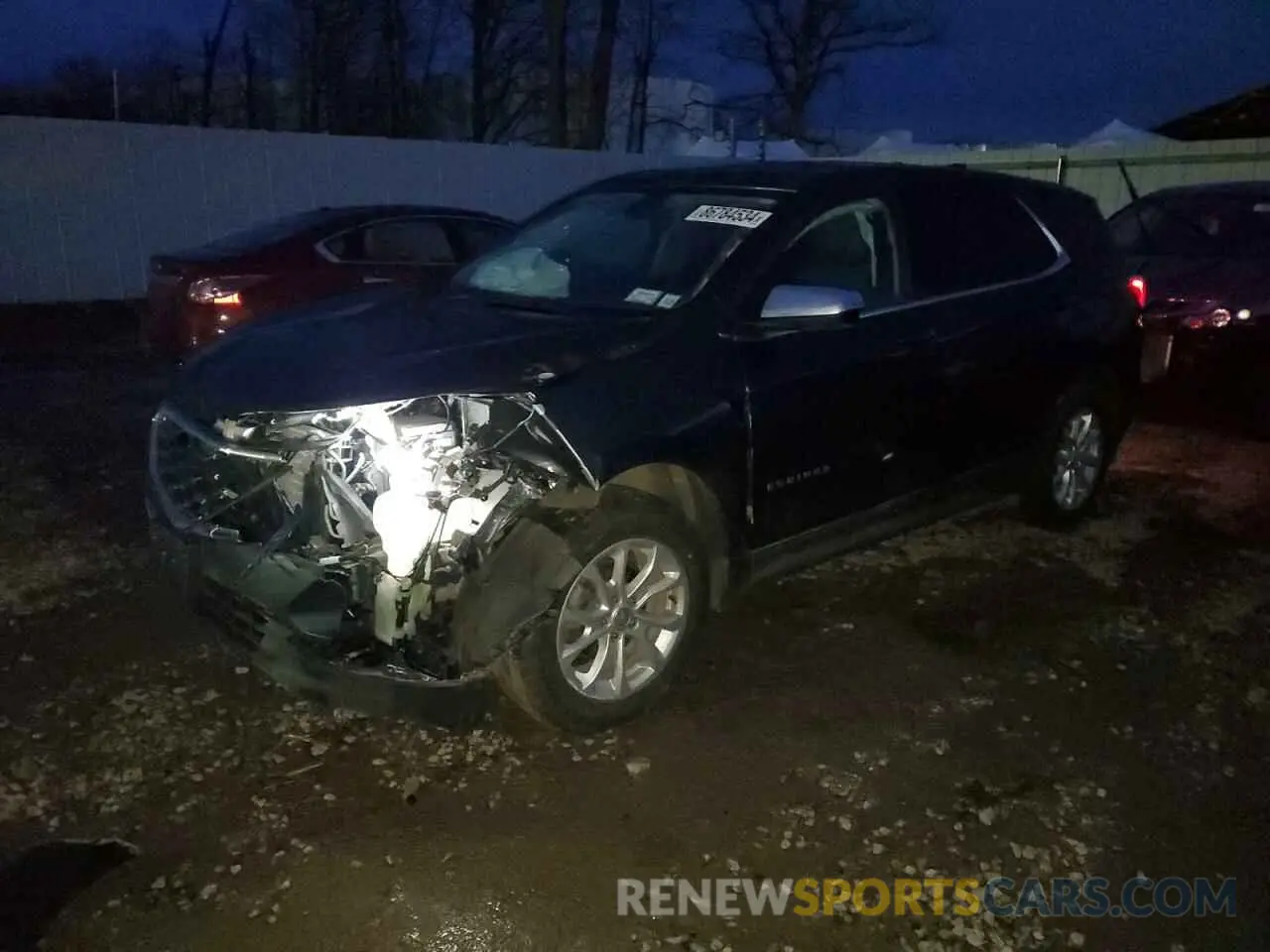 1 Photograph of a damaged car 3GNAXUEV4KS567648 CHEVROLET EQUINOX 2019