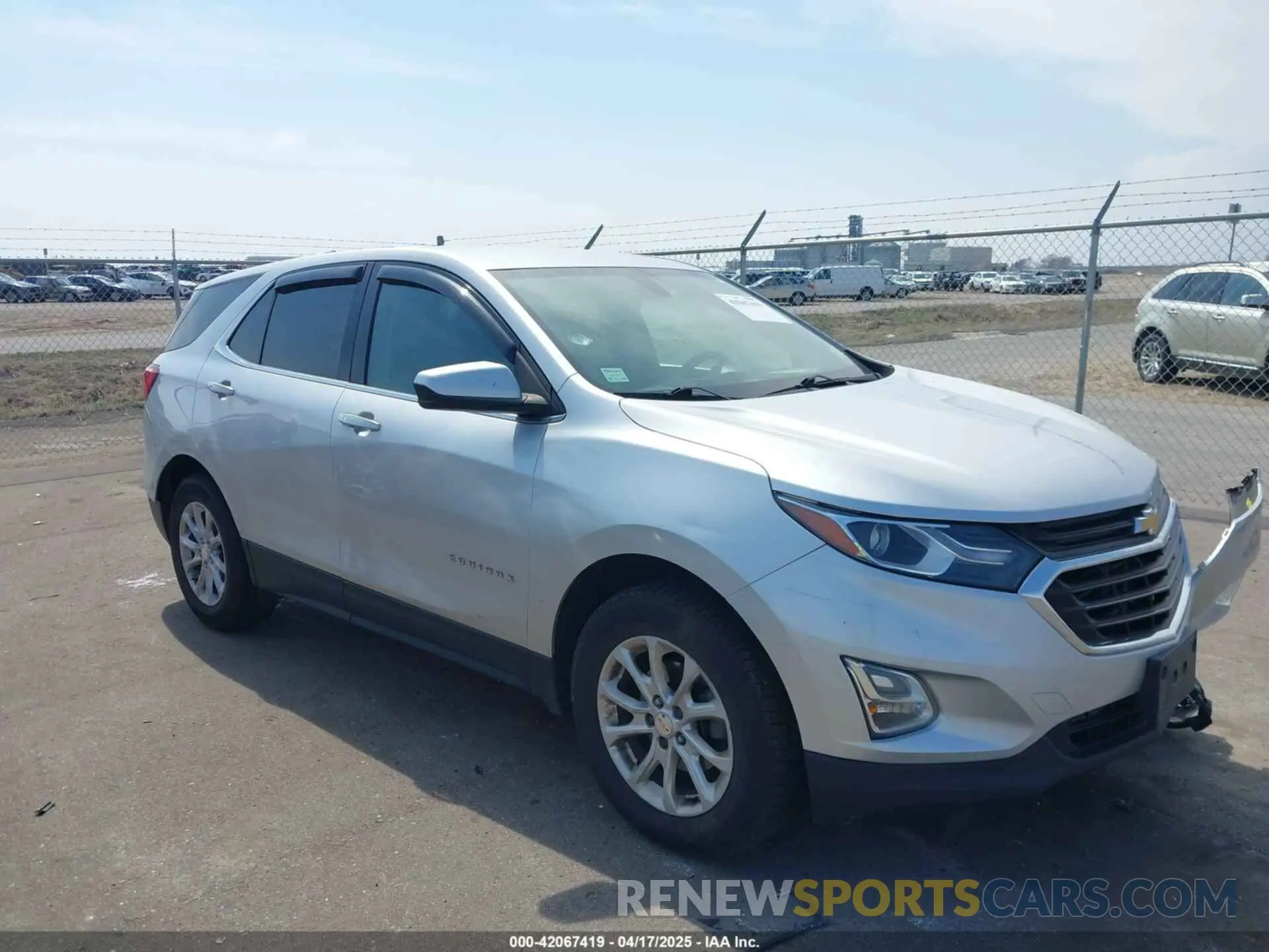 1 Photograph of a damaged car 3GNAXUEV7KS655111 CHEVROLET EQUINOX 2019